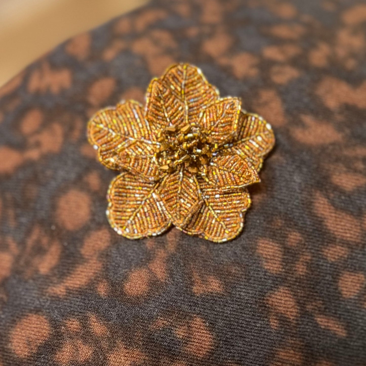 Olivia Dar Primrose Brooch Bronze