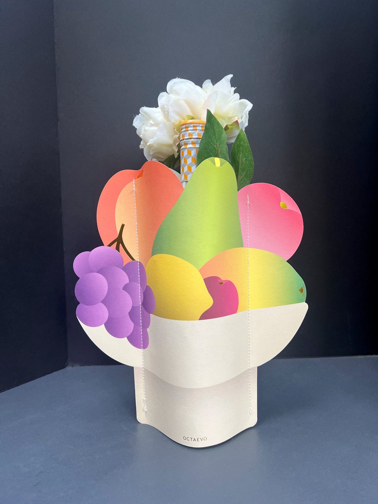 Octaevo Mini paper vase cover Fruit bowl