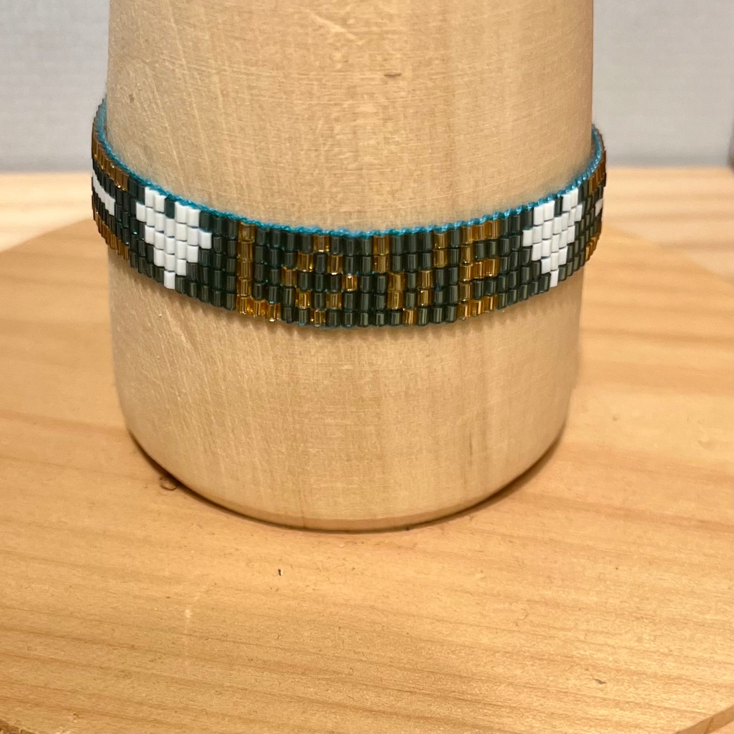 Love is project Seed Bead Opal Bracelet