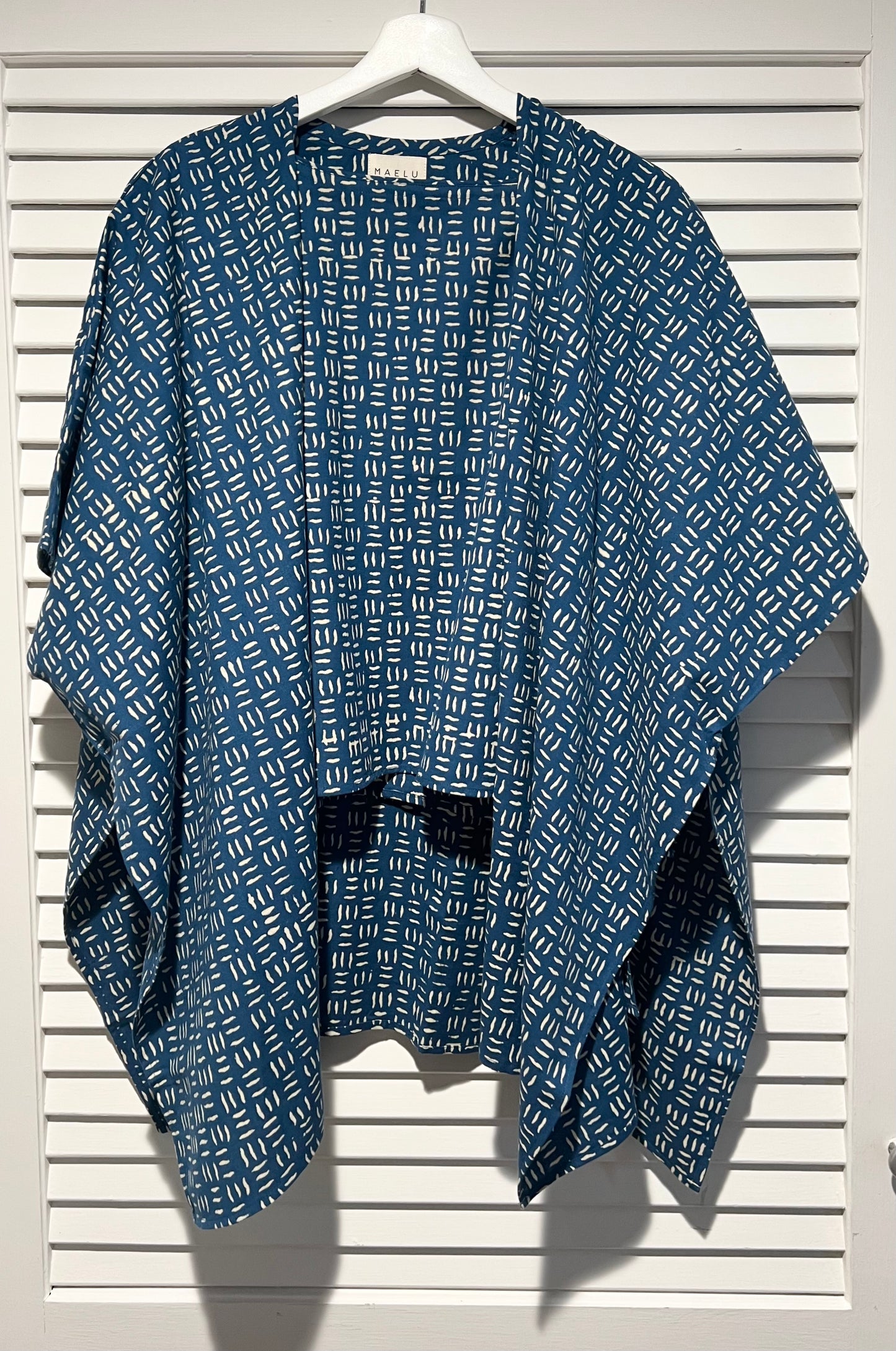 Maelu designs Joni block print cover up