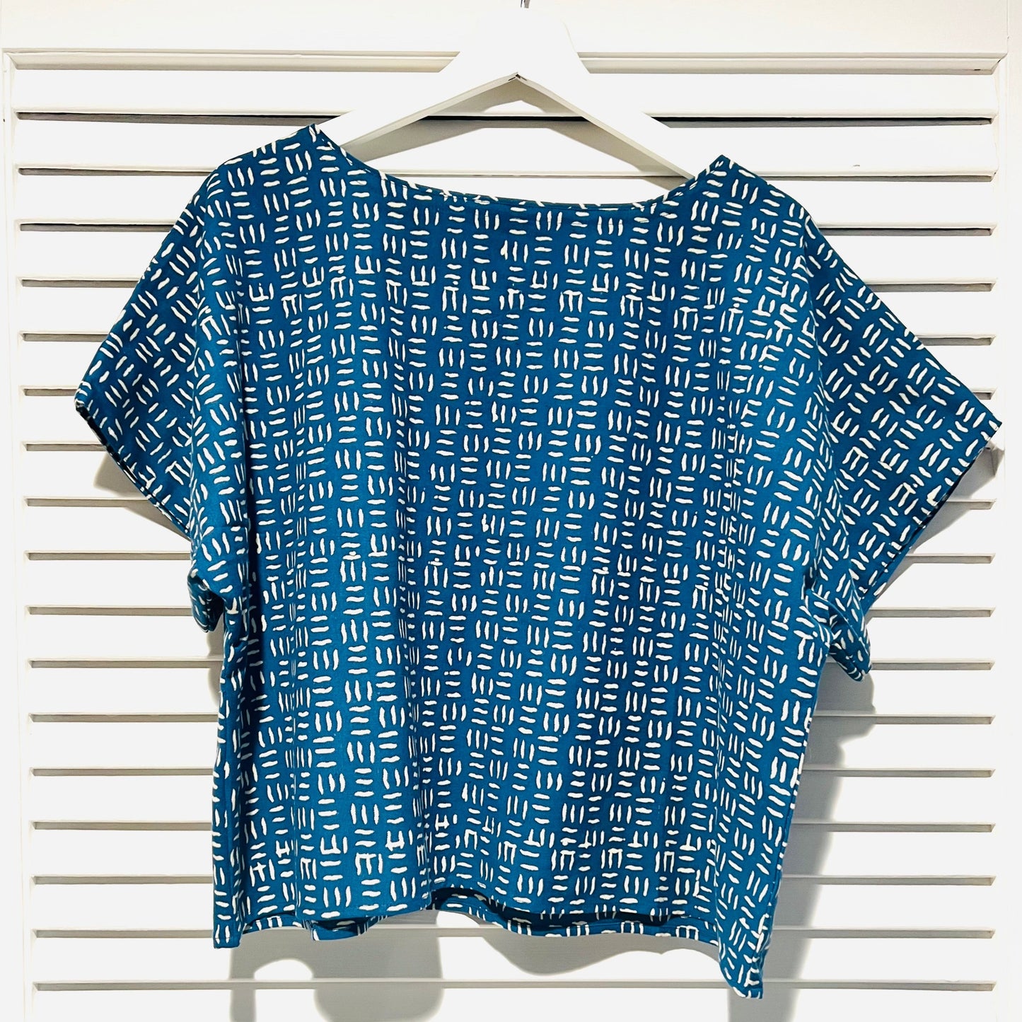 Maelu designs block print top - Joni