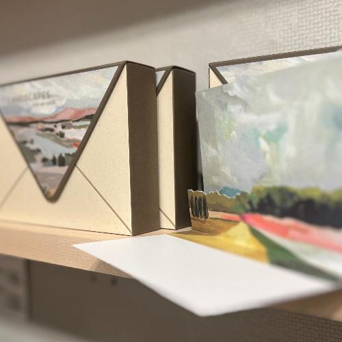 UWP Luxe Landscape art Pop up card set