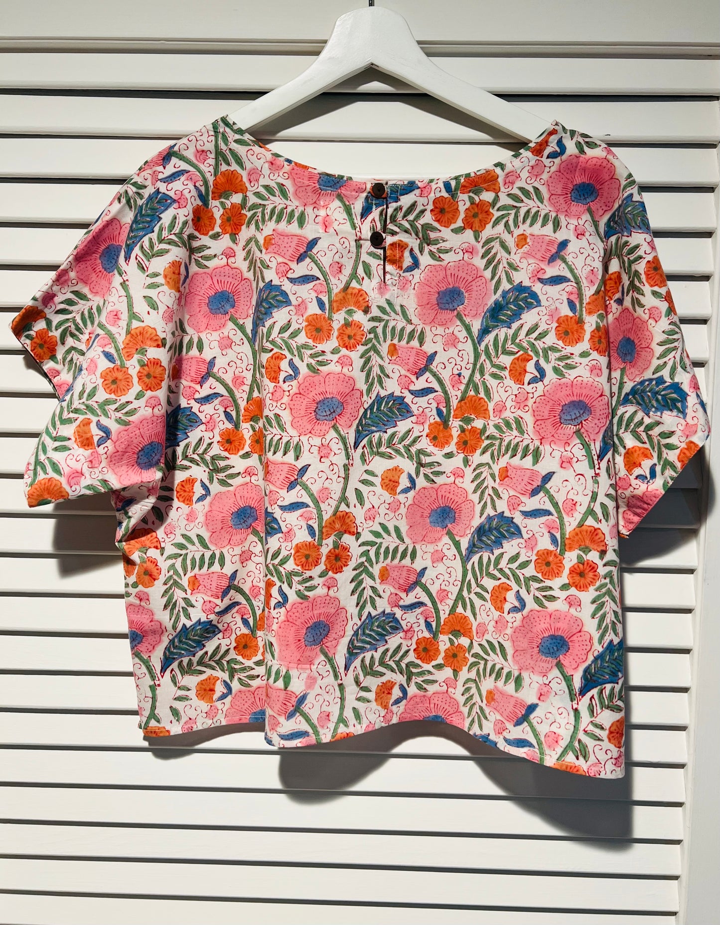 Maelu designs block print top - Laila