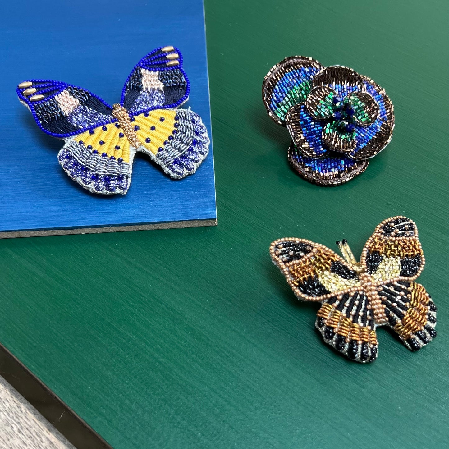 Olivia Dar Butterfly Brooches