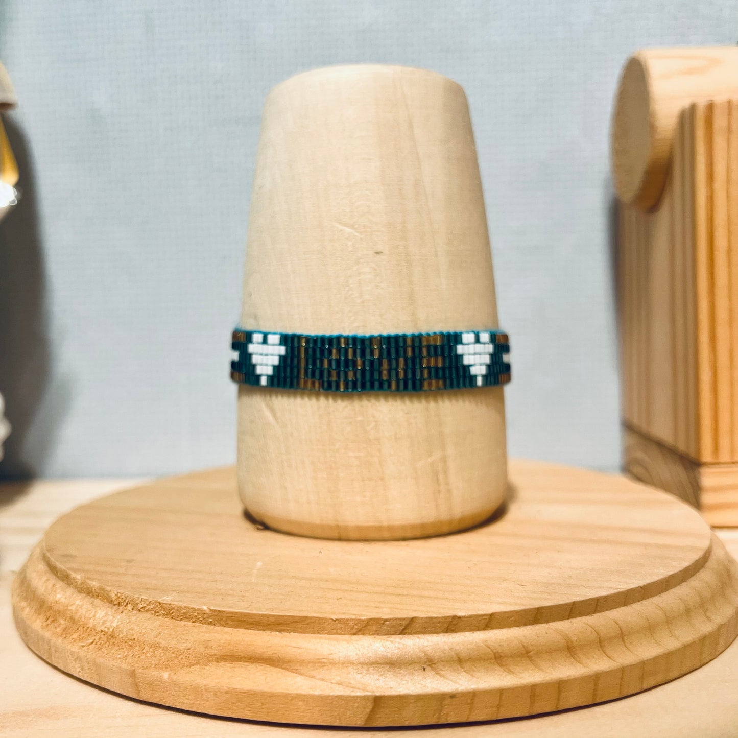 Love is project Seed Bead Opal Bracelet