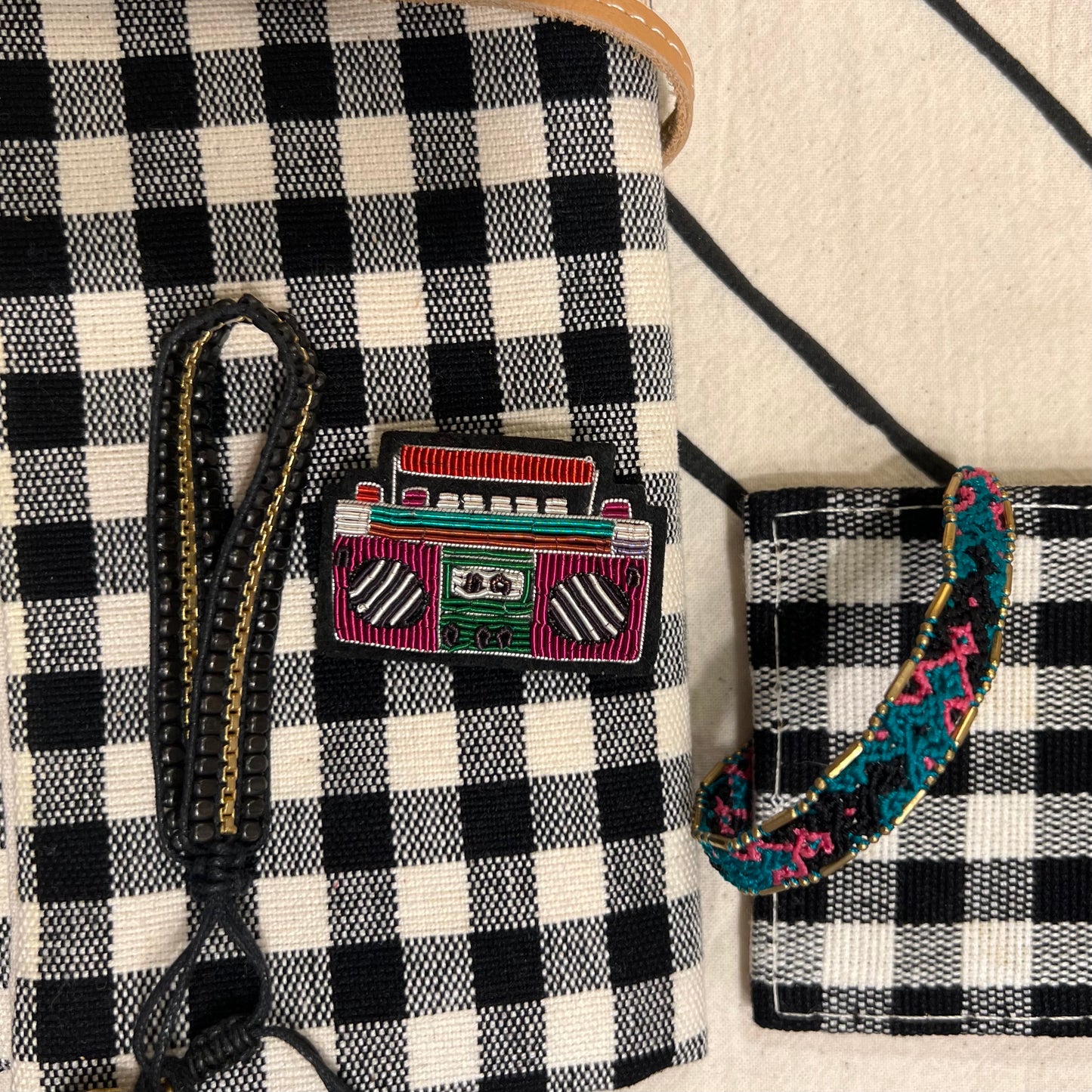 Macon & LesQuoy - Boom Box -  Brooch pin