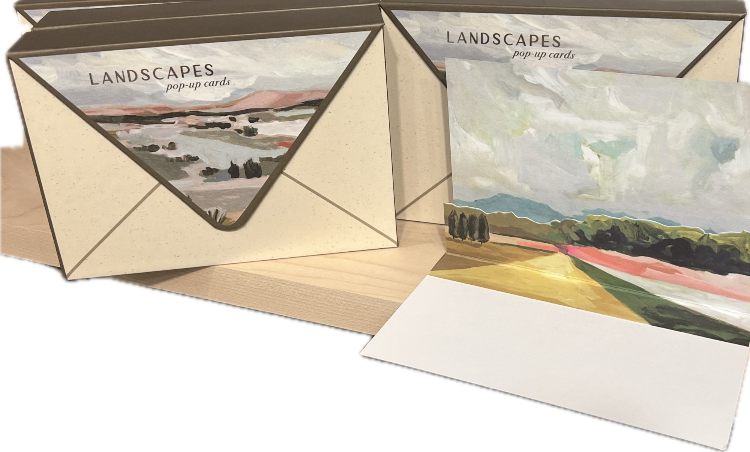 UWP Luxe Landscape art Pop up card set