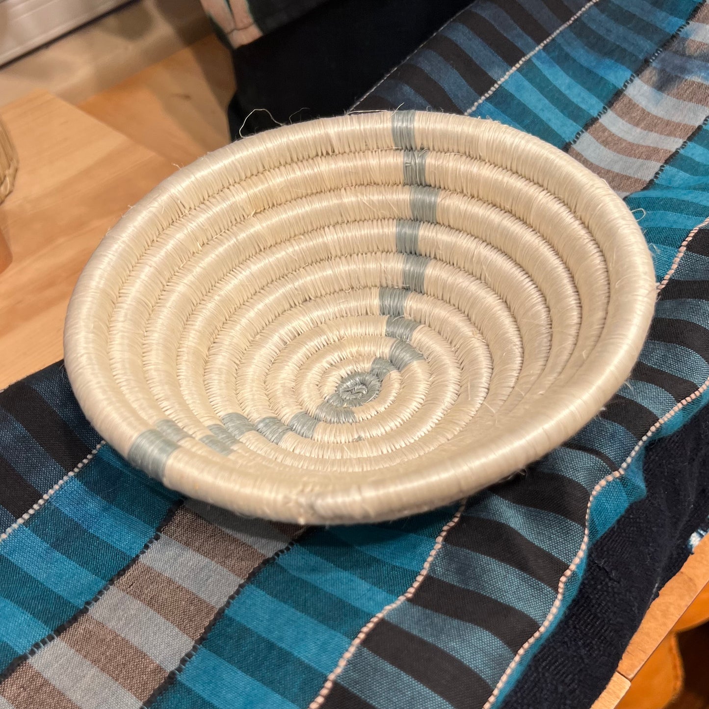 Kazi Woven Bowl - Stone 6" diameter