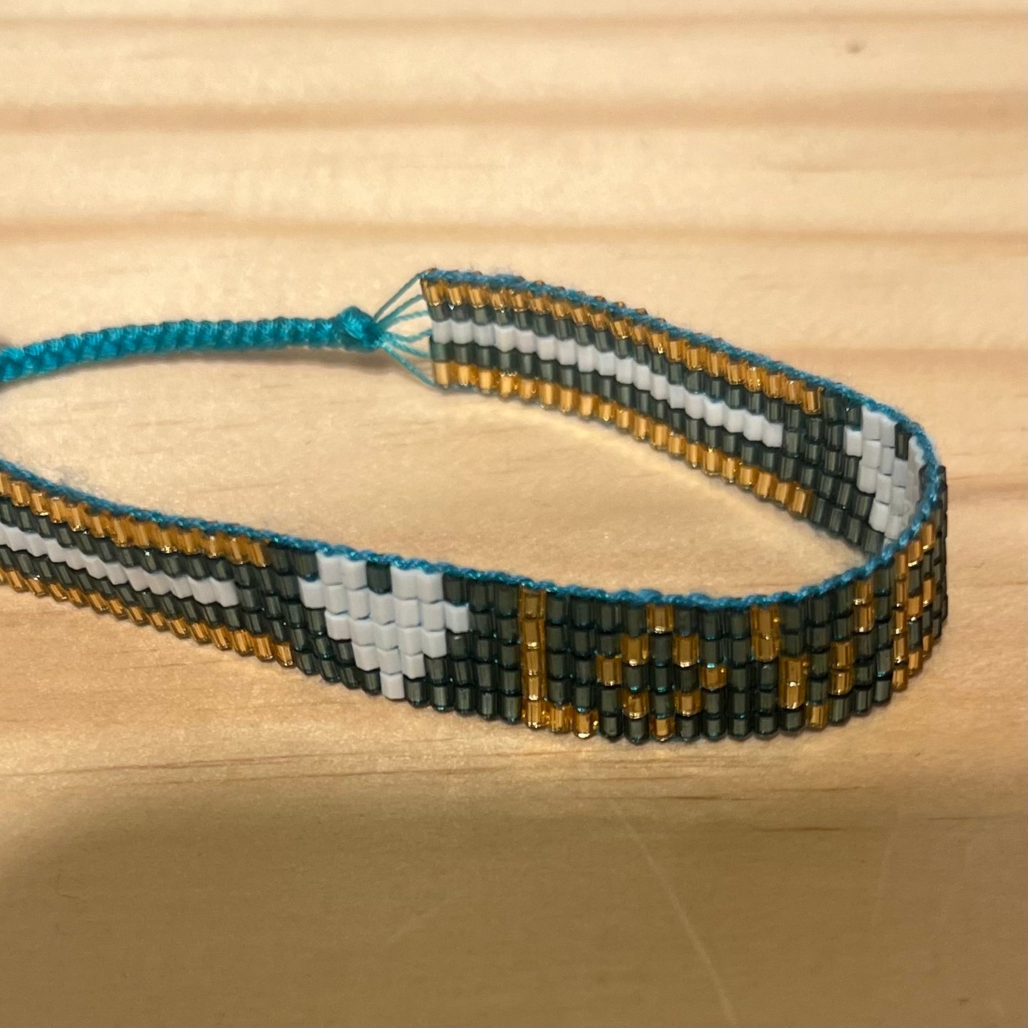 Love is project Seed Bead Opal Bracelet