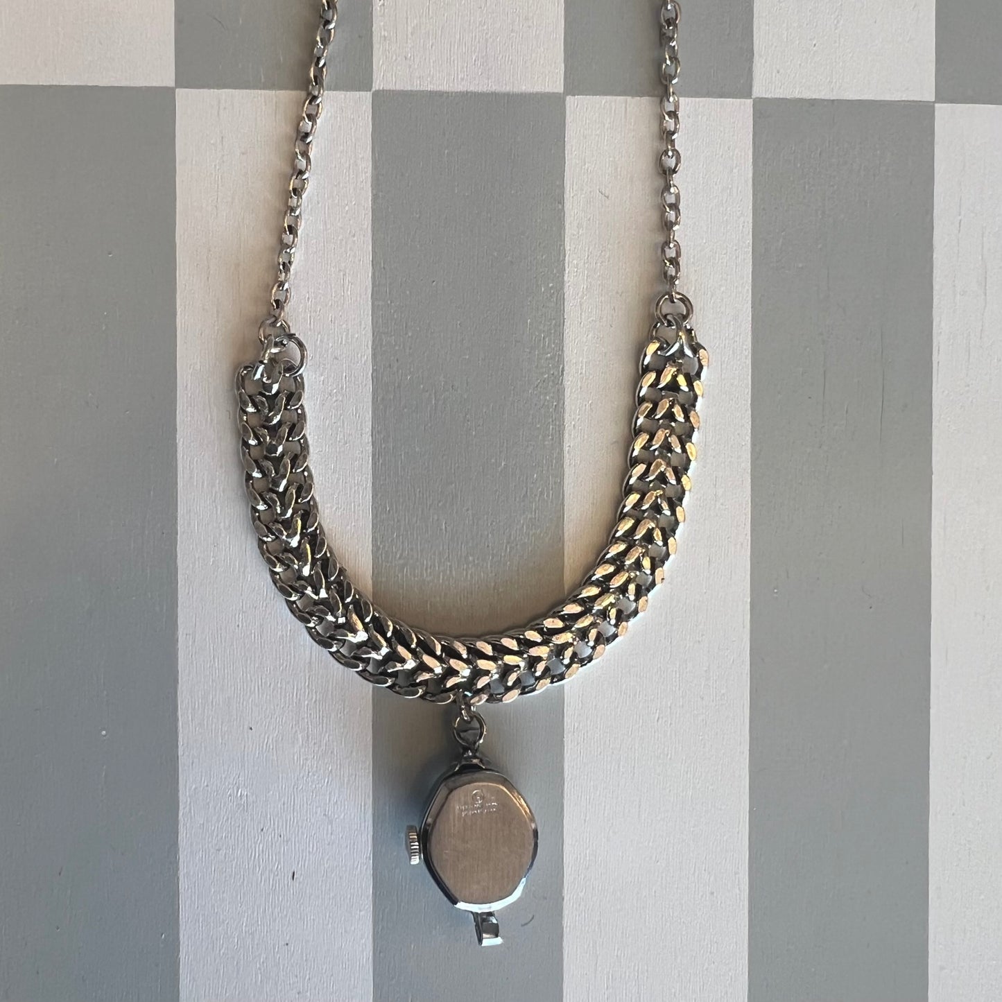 Stone Cooper Watch Necklace