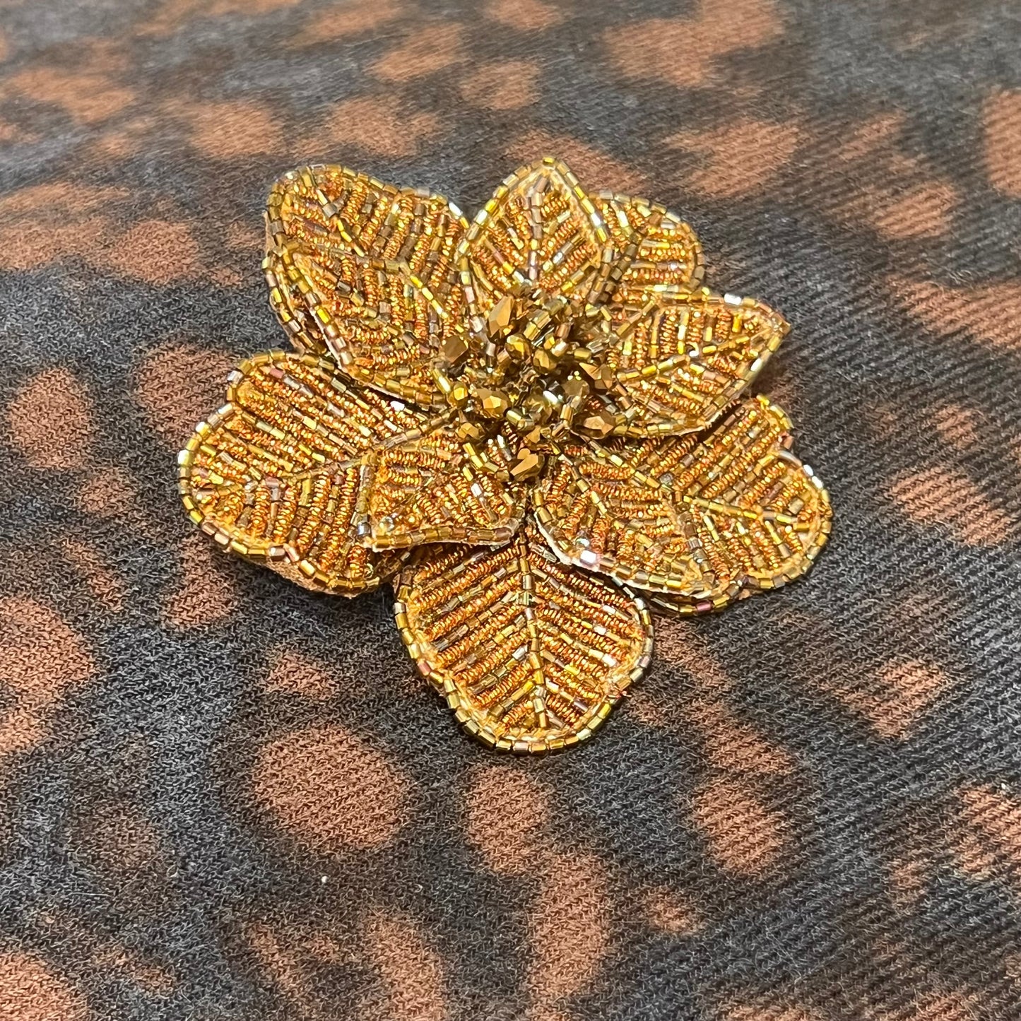 Olivia Dar Primrose Brooch Bronze