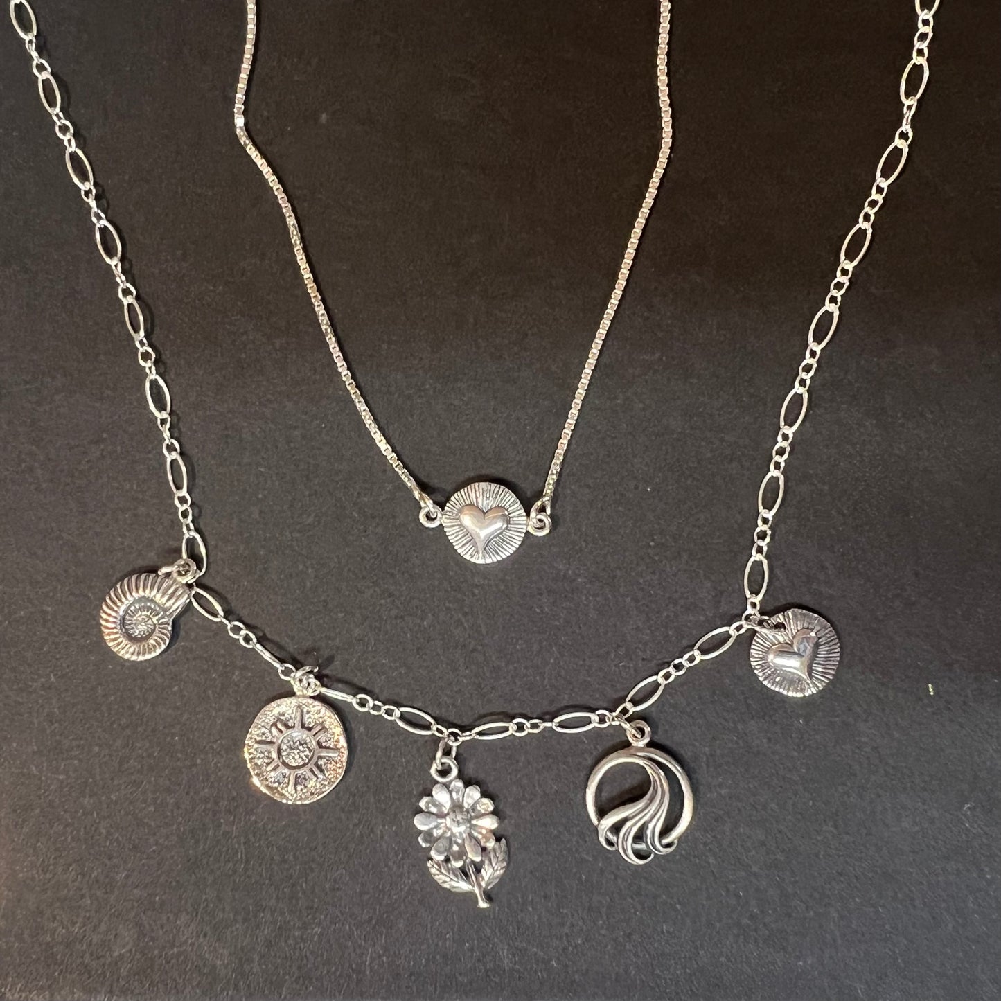 Stone Cooper Journey charm necklace