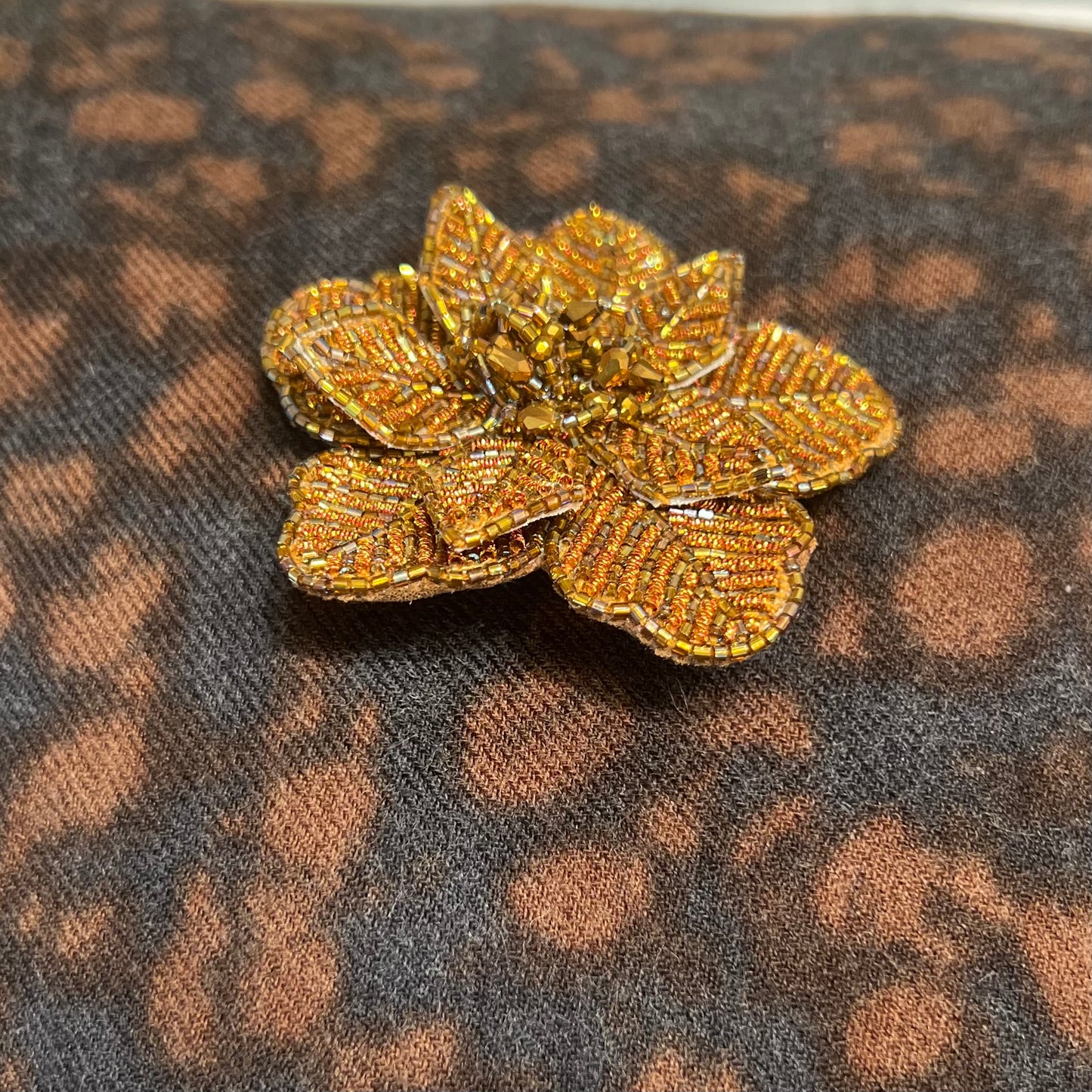 Olivia Dar Primrose Brooch Bronze