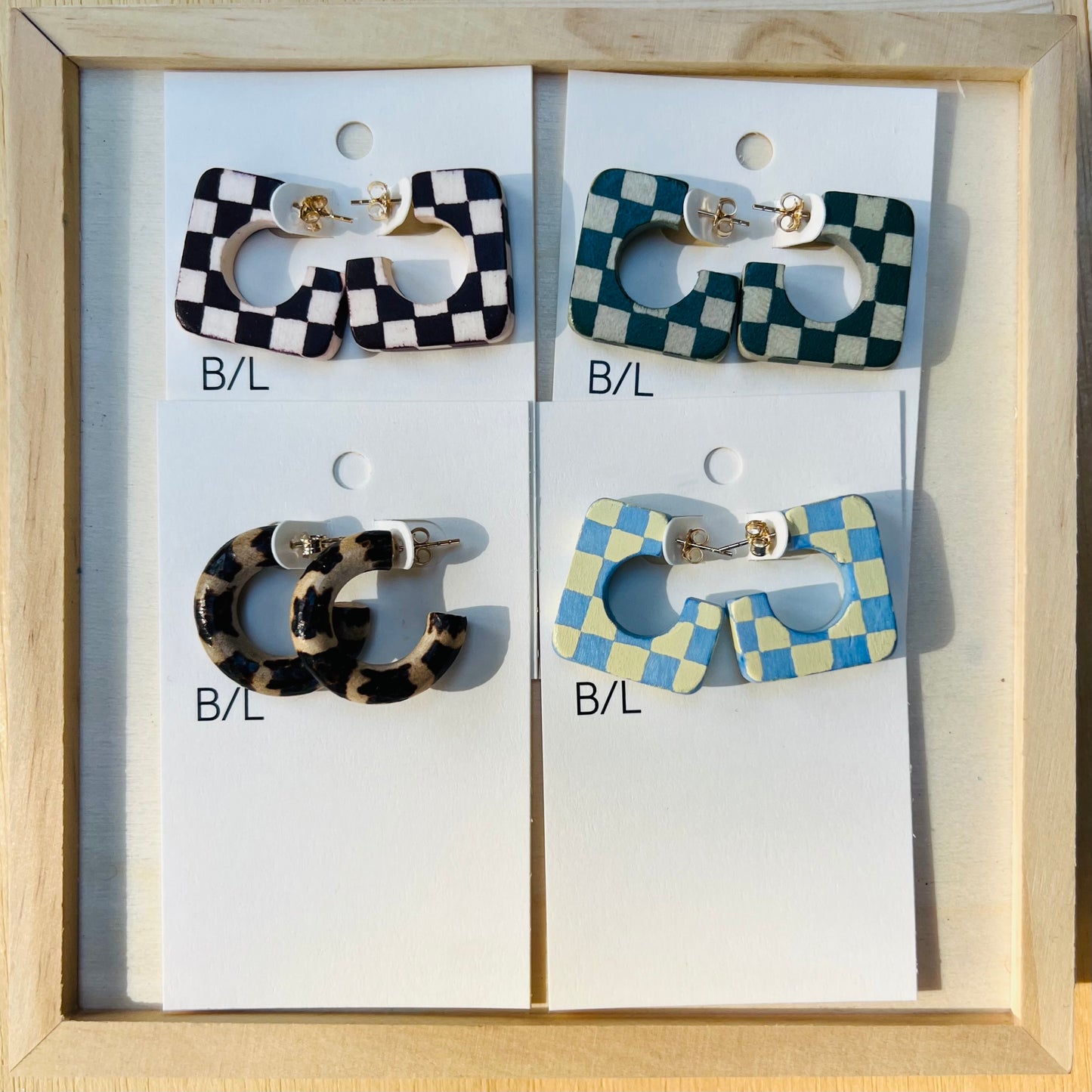 Binky and Lulu Square Amalfi Hoop Earring