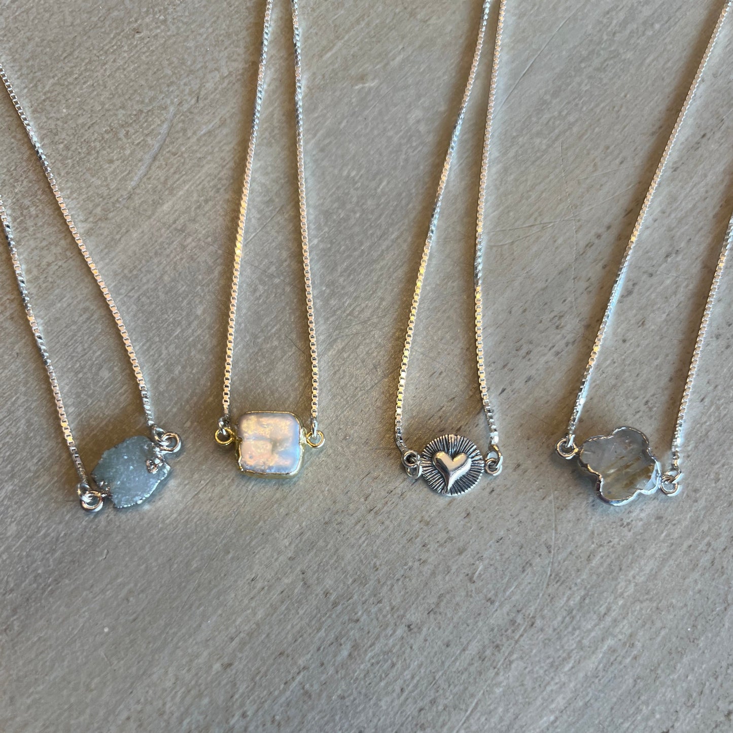 Stone Cooper Silver Slider Bracelet