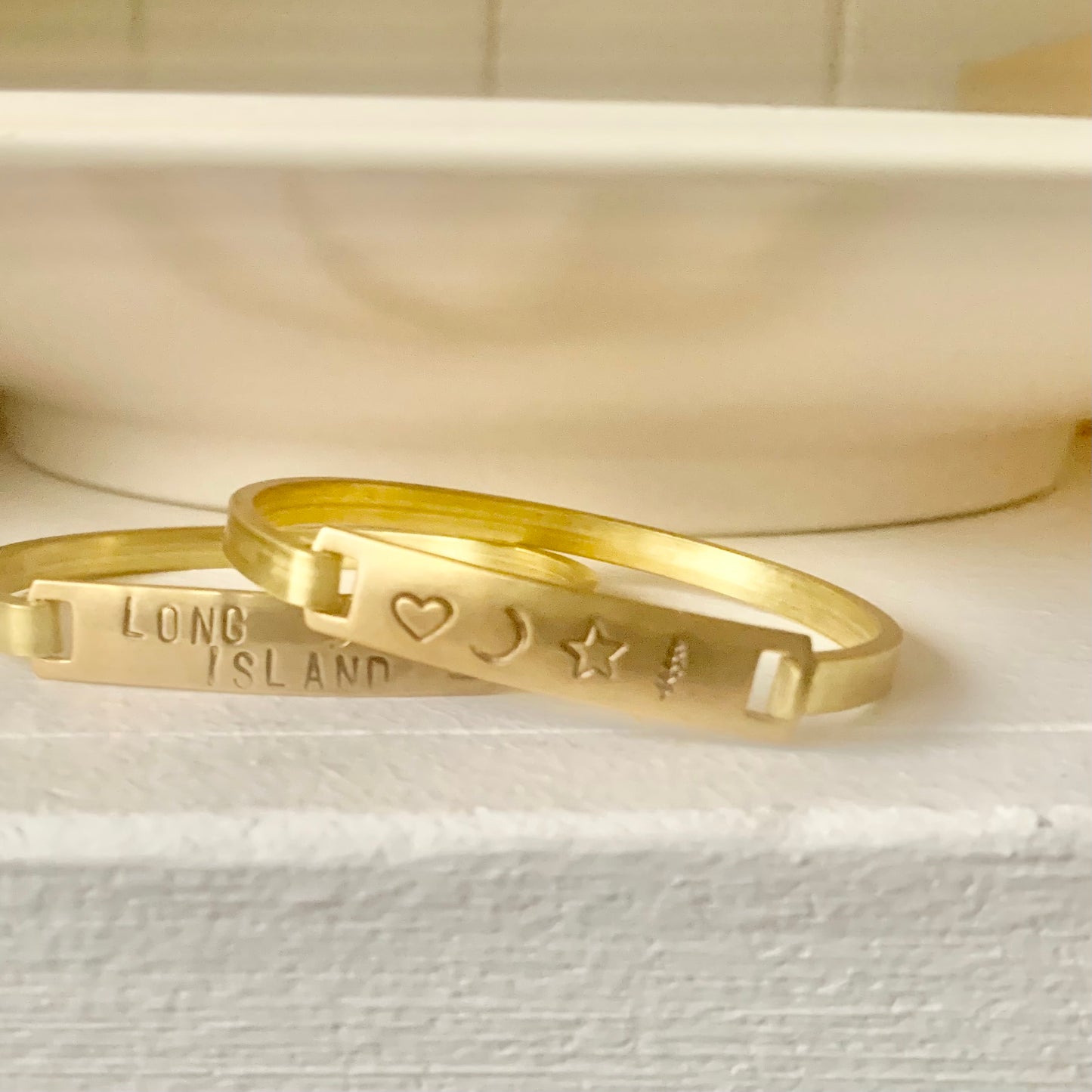 Stone Cooper Clip Cuff