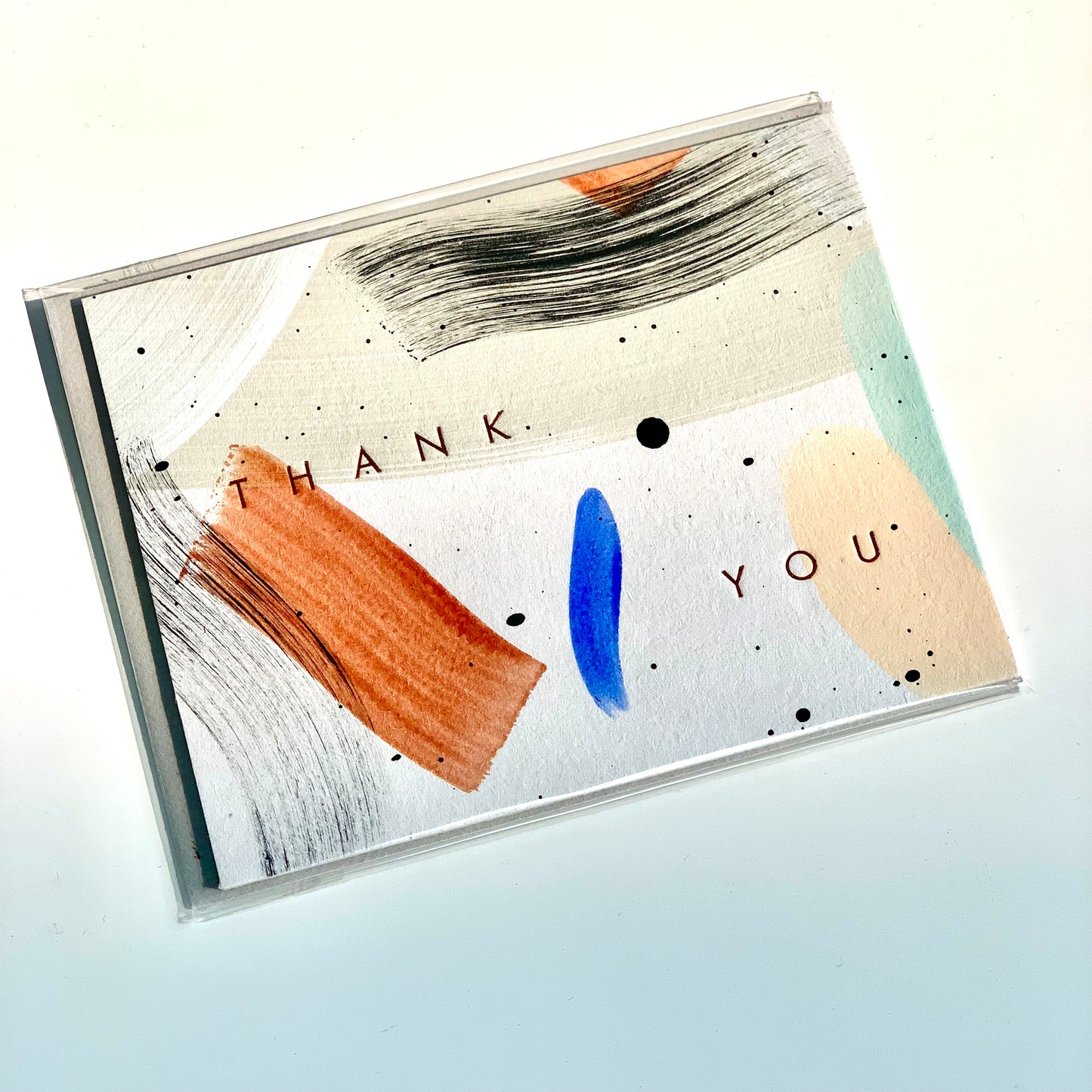 Moglea Hand painted Thank you card