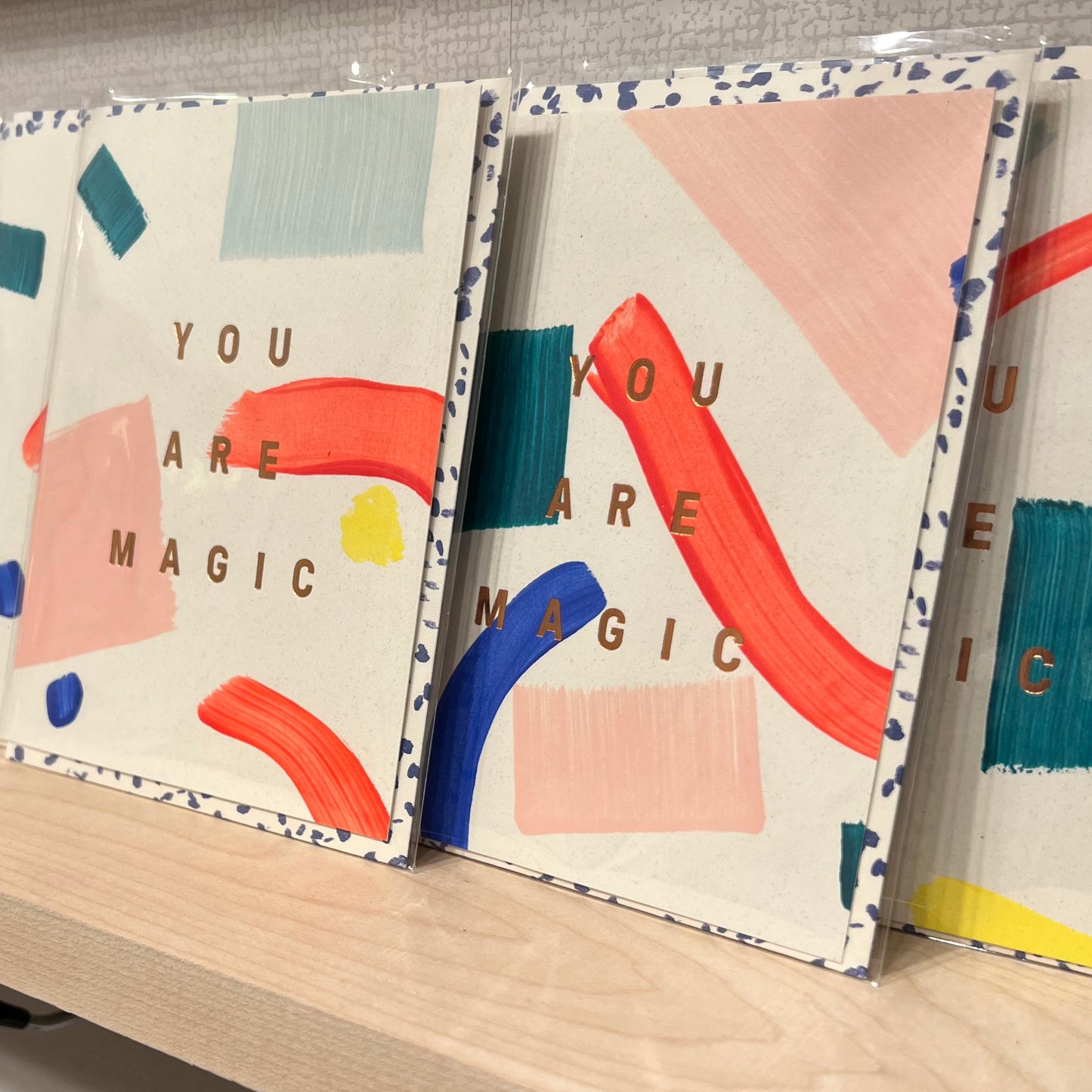 Moglea Hand painted card You are magic