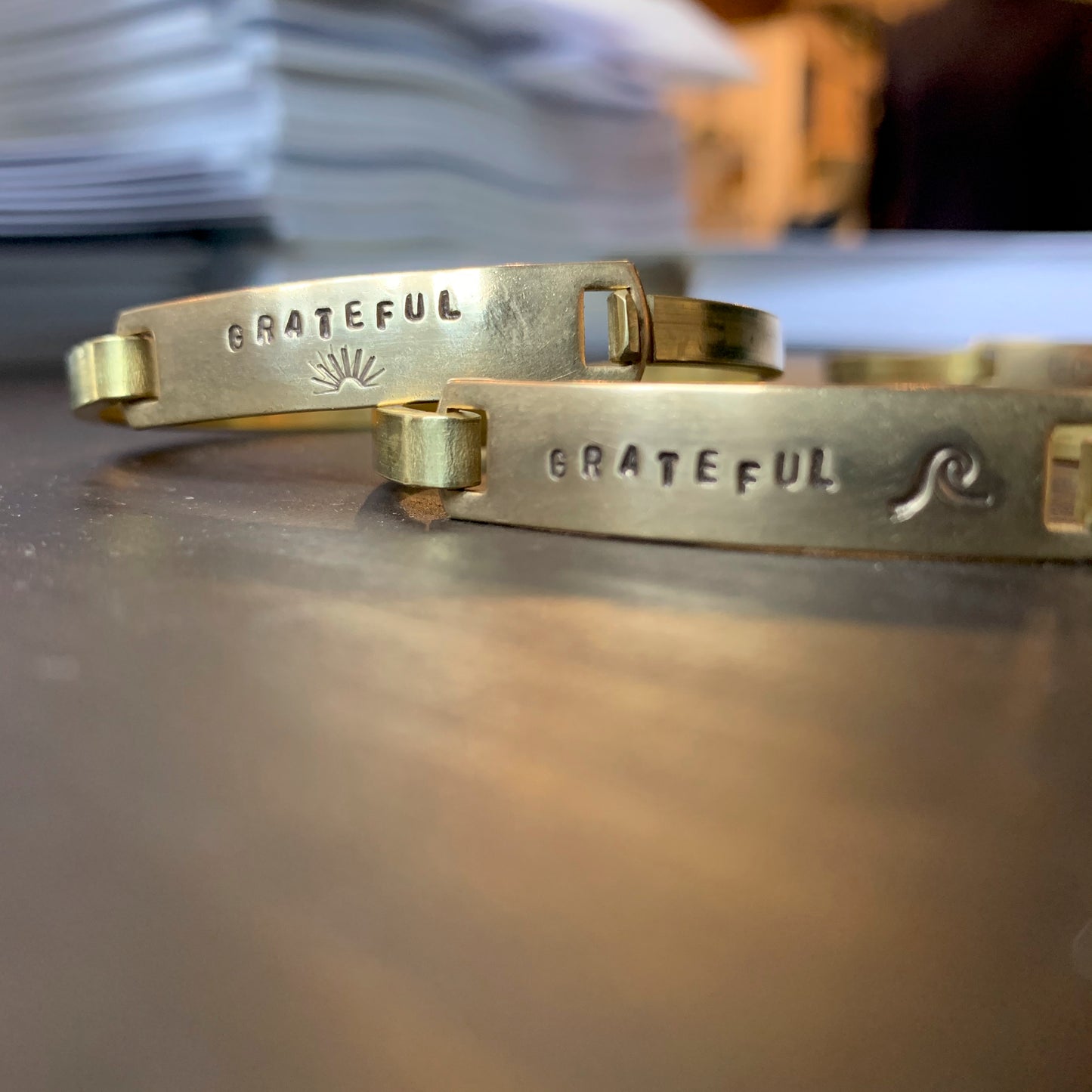 Stone Cooper Clip Cuff