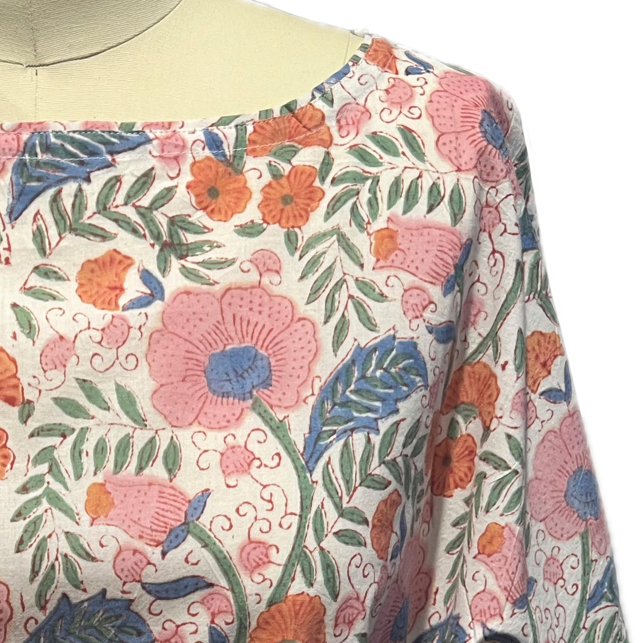 Maelu designs block print top - Laila