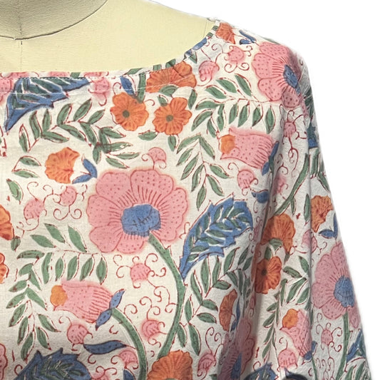 Maelu designs block print top - Laila