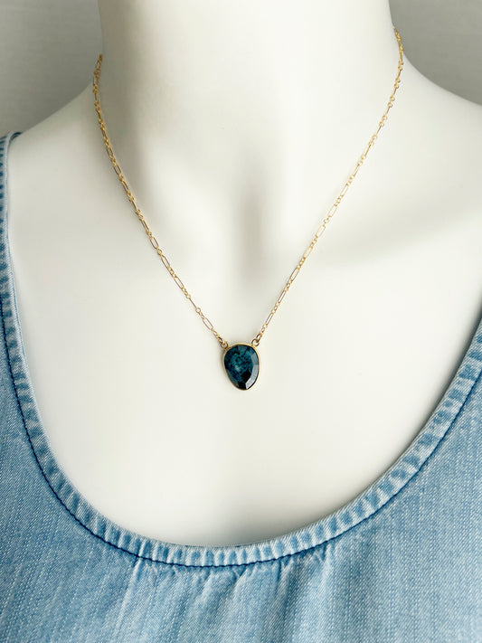 Stone Cooper Azurite necklace