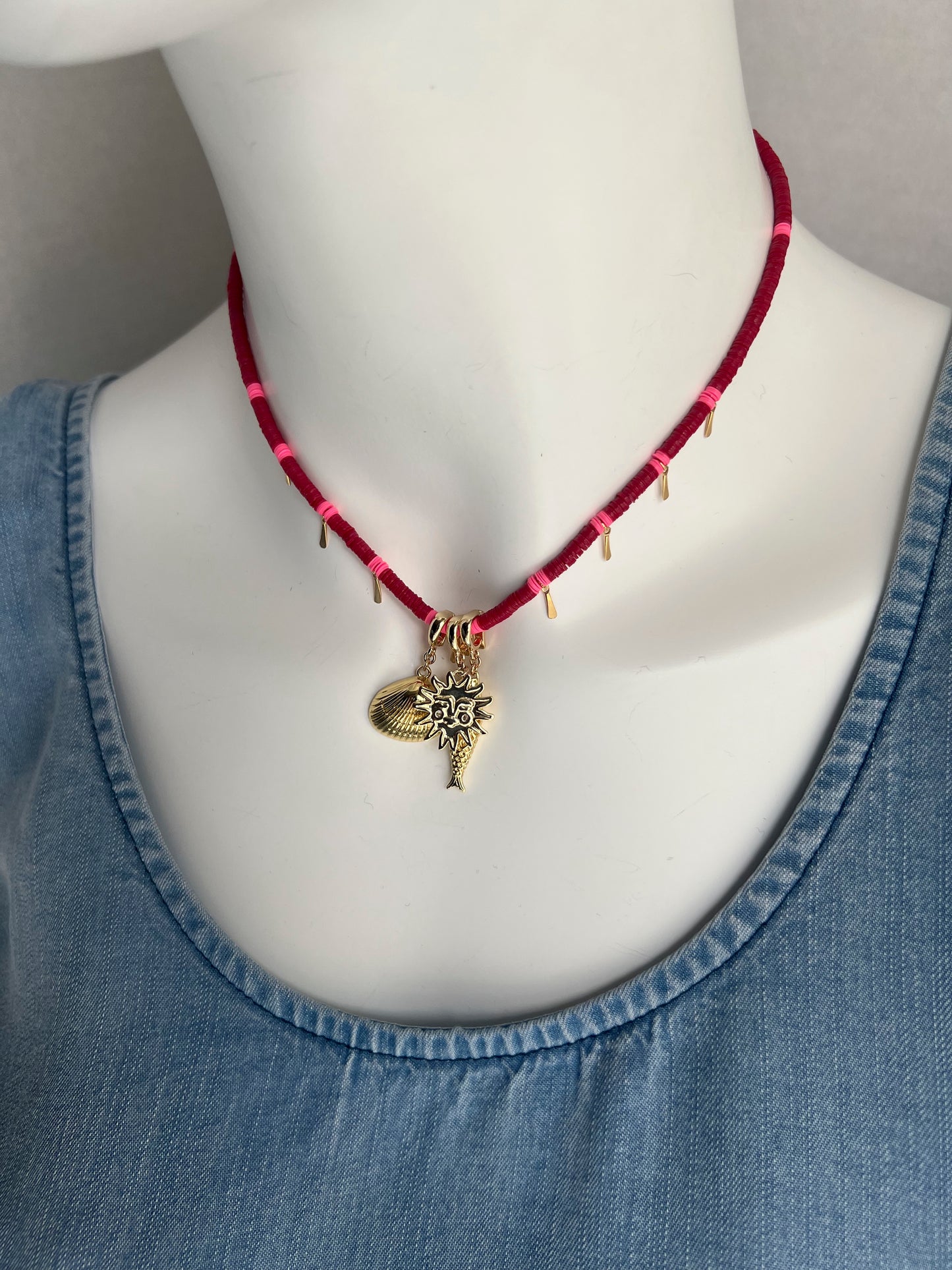 The Swellife Riptide Necklace Cherry