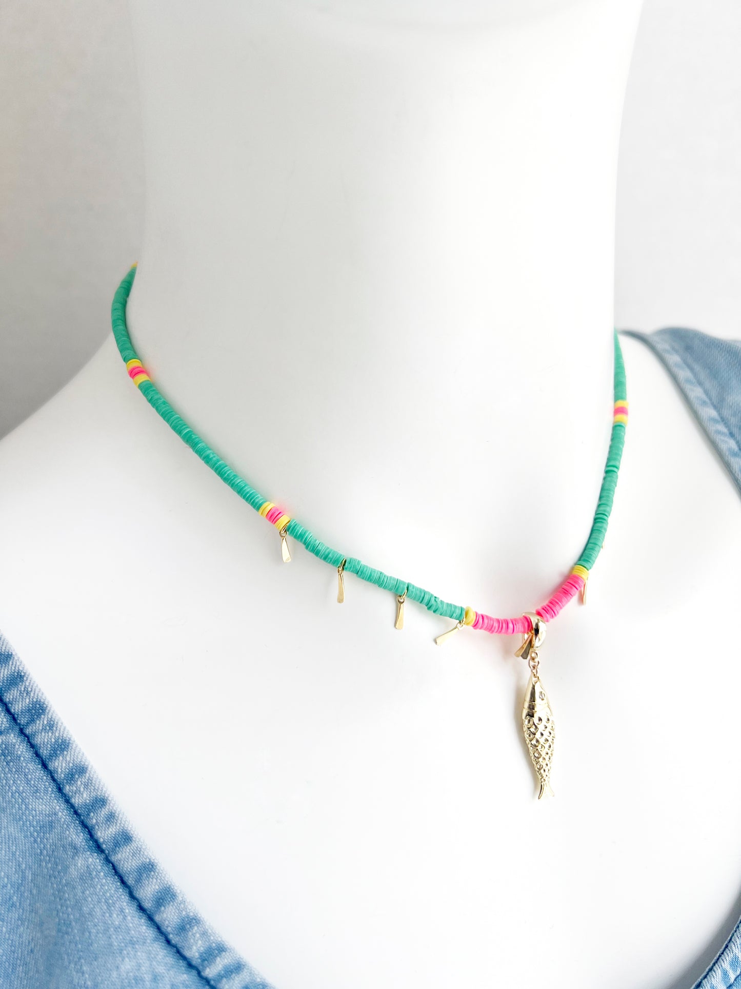 The Swellife Riptide Necklace Seafoam