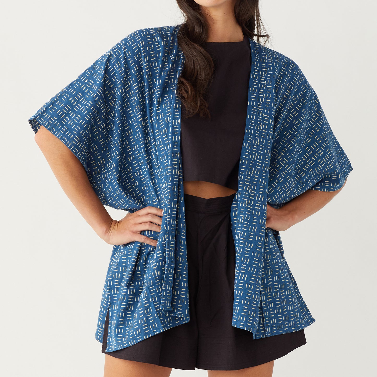 Maelu designs Joni block print cover up