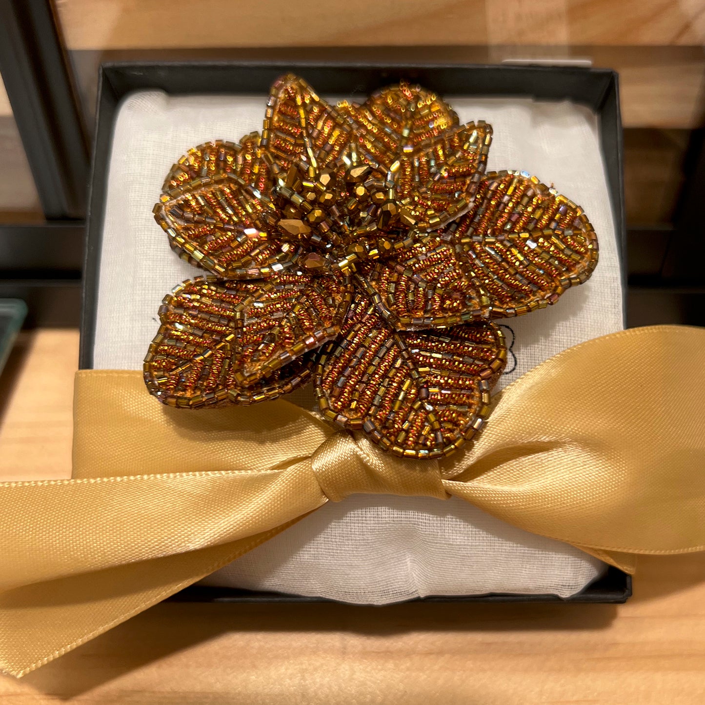 Olivia Dar Primrose Brooch Bronze