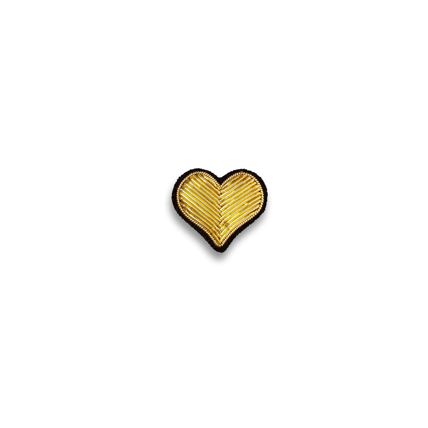 Macon & Les Quoy GOLD HEART - small pin