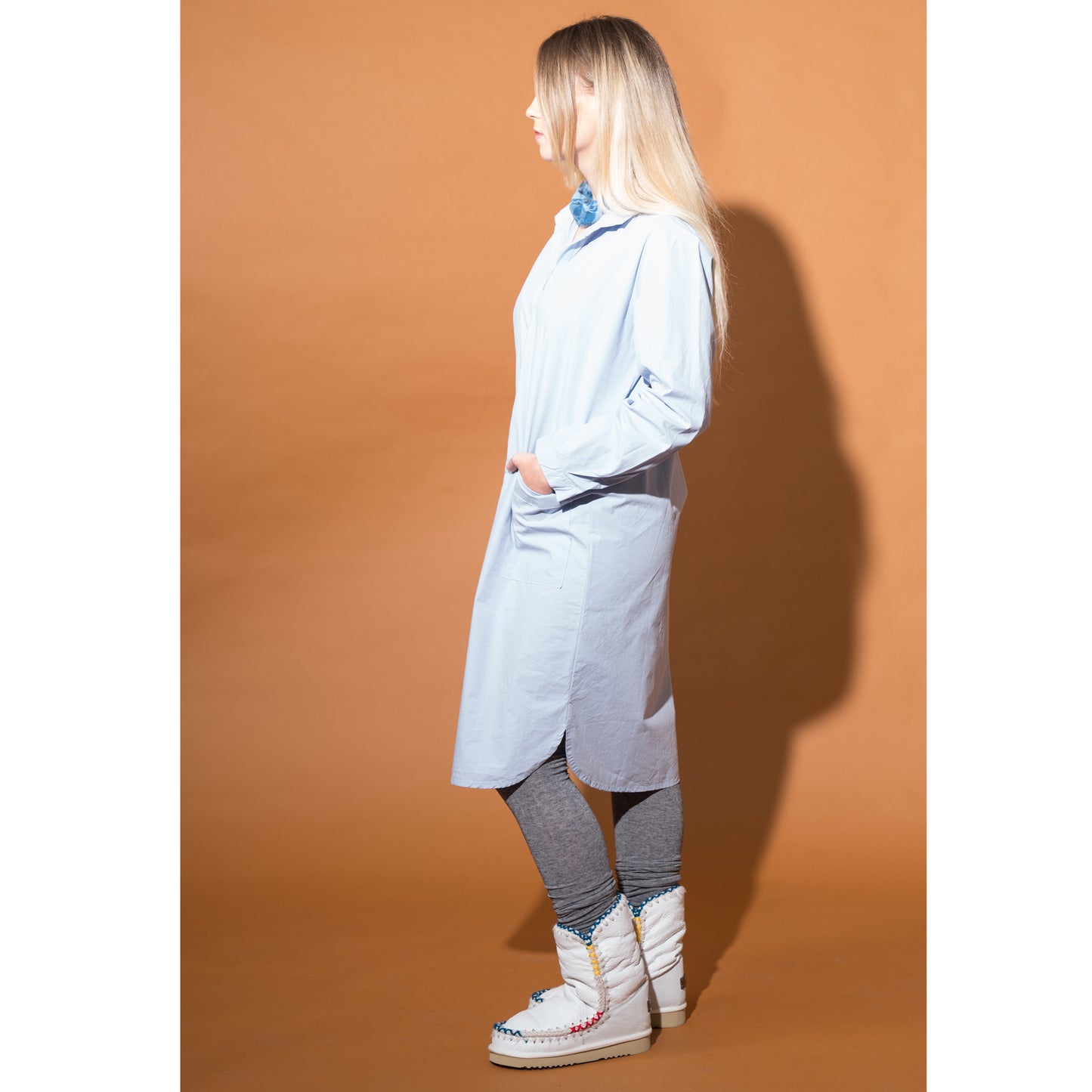 Humanoid Frenzo Cotton shirtdress - small