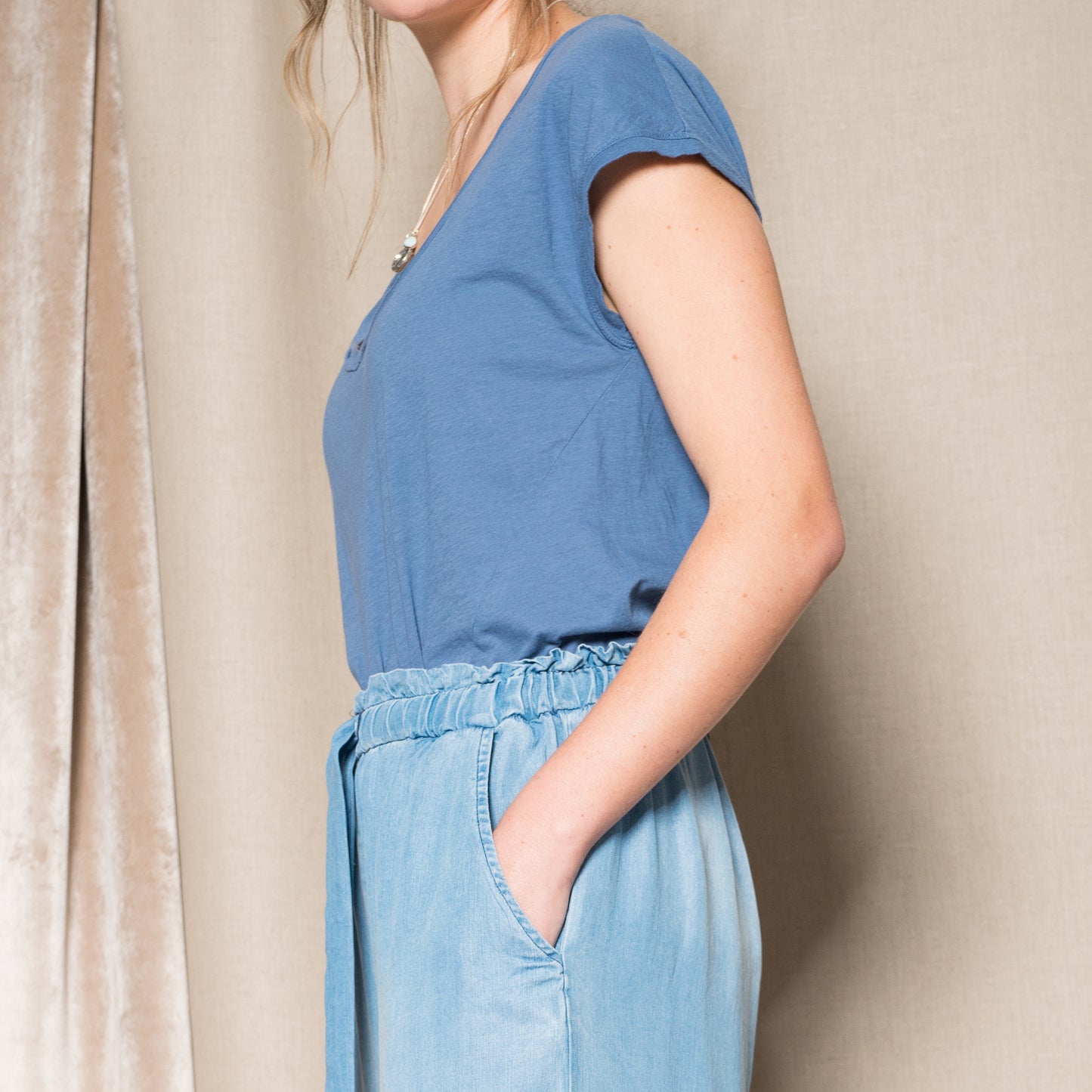 Humanoid Julia Ocean Tee - size L