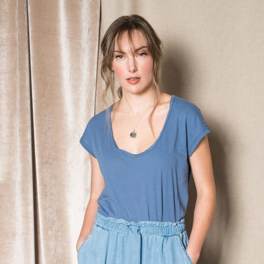 Humanoid Julia Ocean Tee - size L