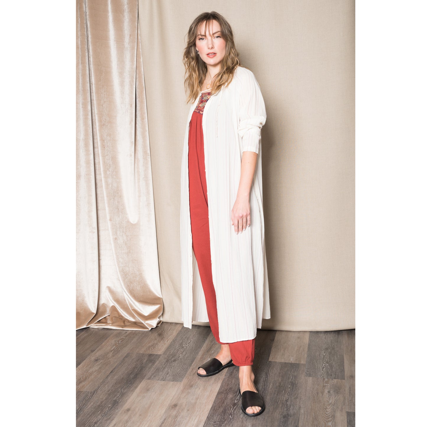 Humanoid Ricky stripe salt dress