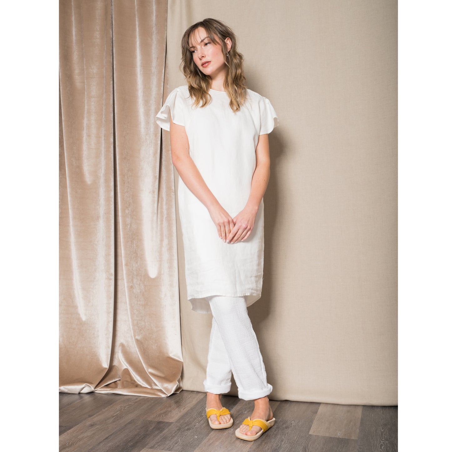 Humanoid Susie salt linen dress