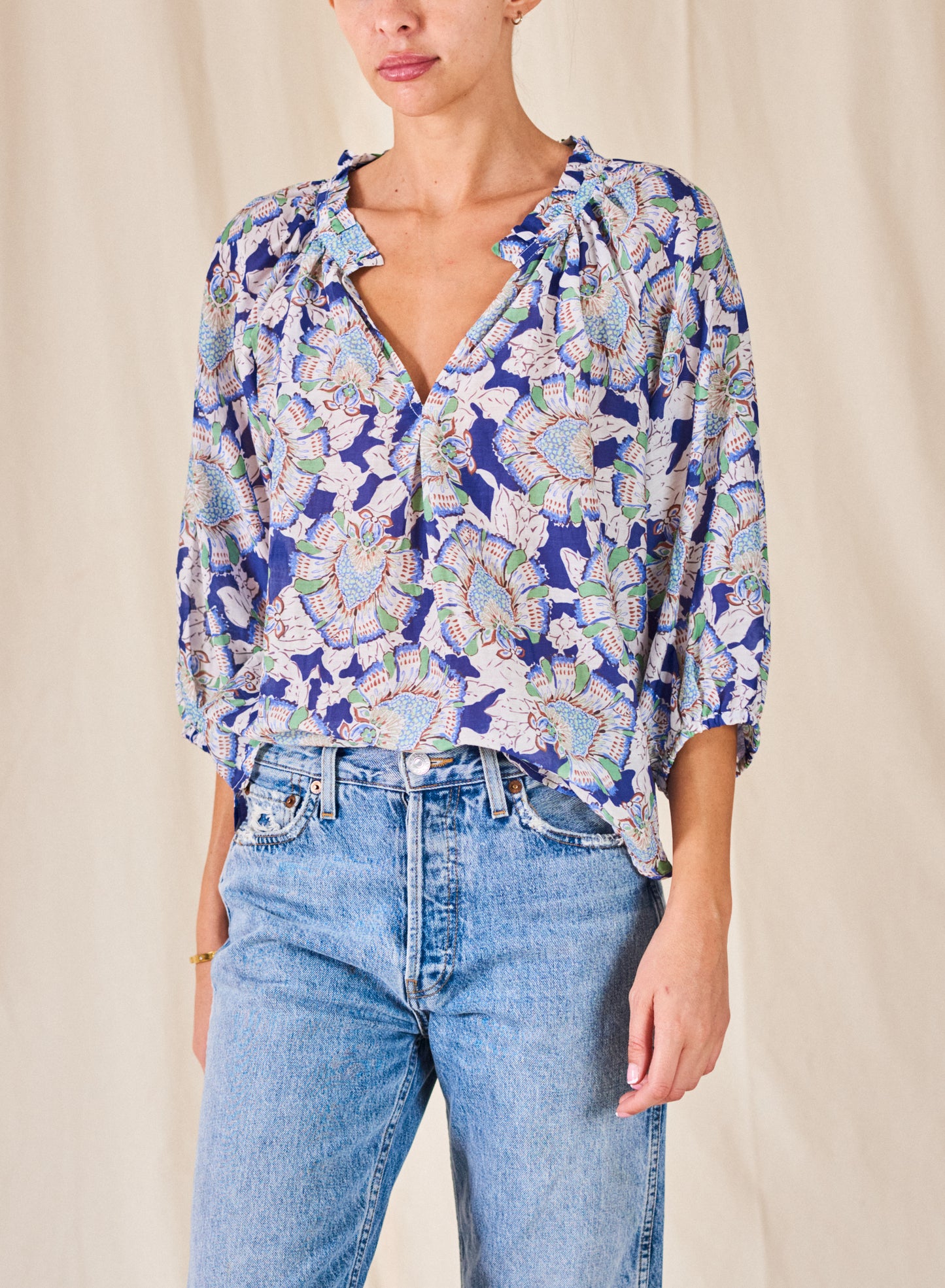 M.A.B.E Irie print top - small