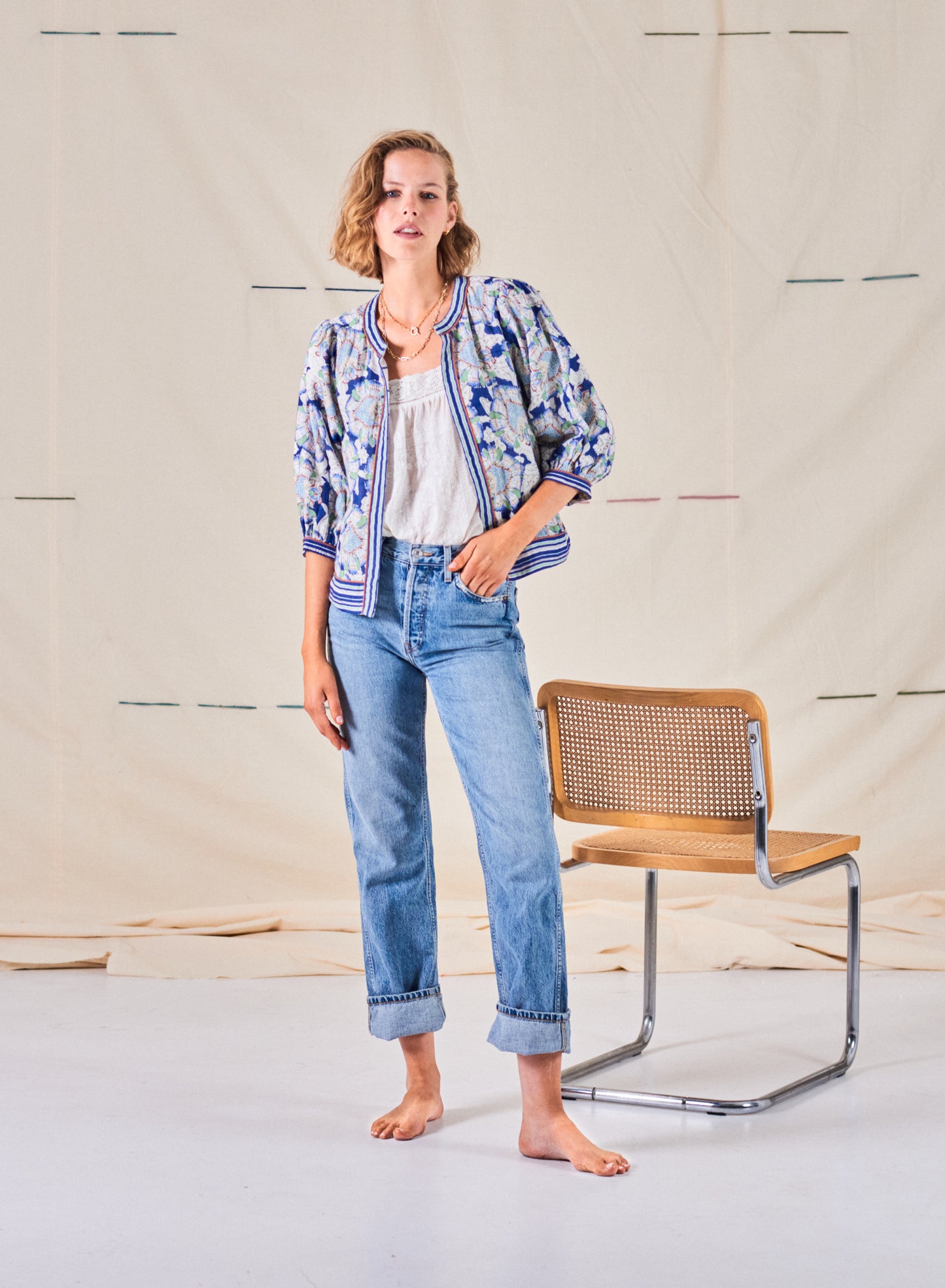 M.A.B.E Irie Print Jacket - XS