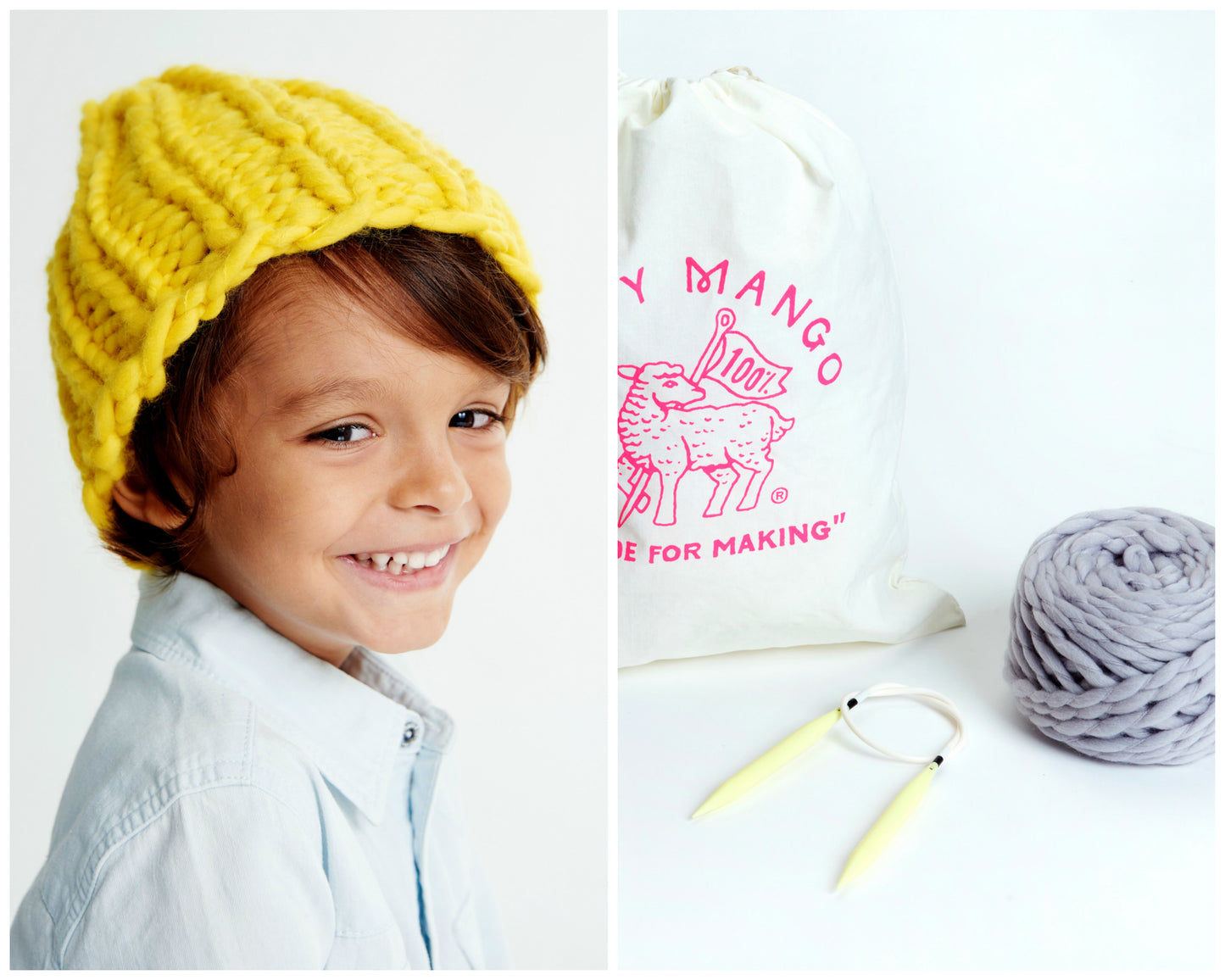 Loopy Mango DIY Kit hat - Mini Beanie