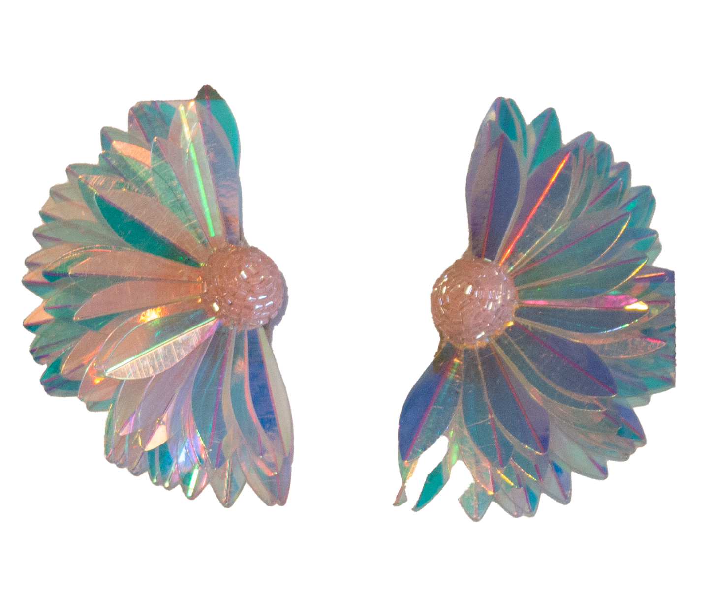 Olivia Dar Marguerite Pink earring pair