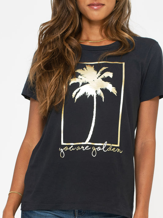 Sol Angeles You Are Golden crew tee