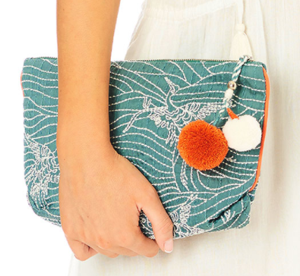MABE Emiko Zip Clutch Pouch