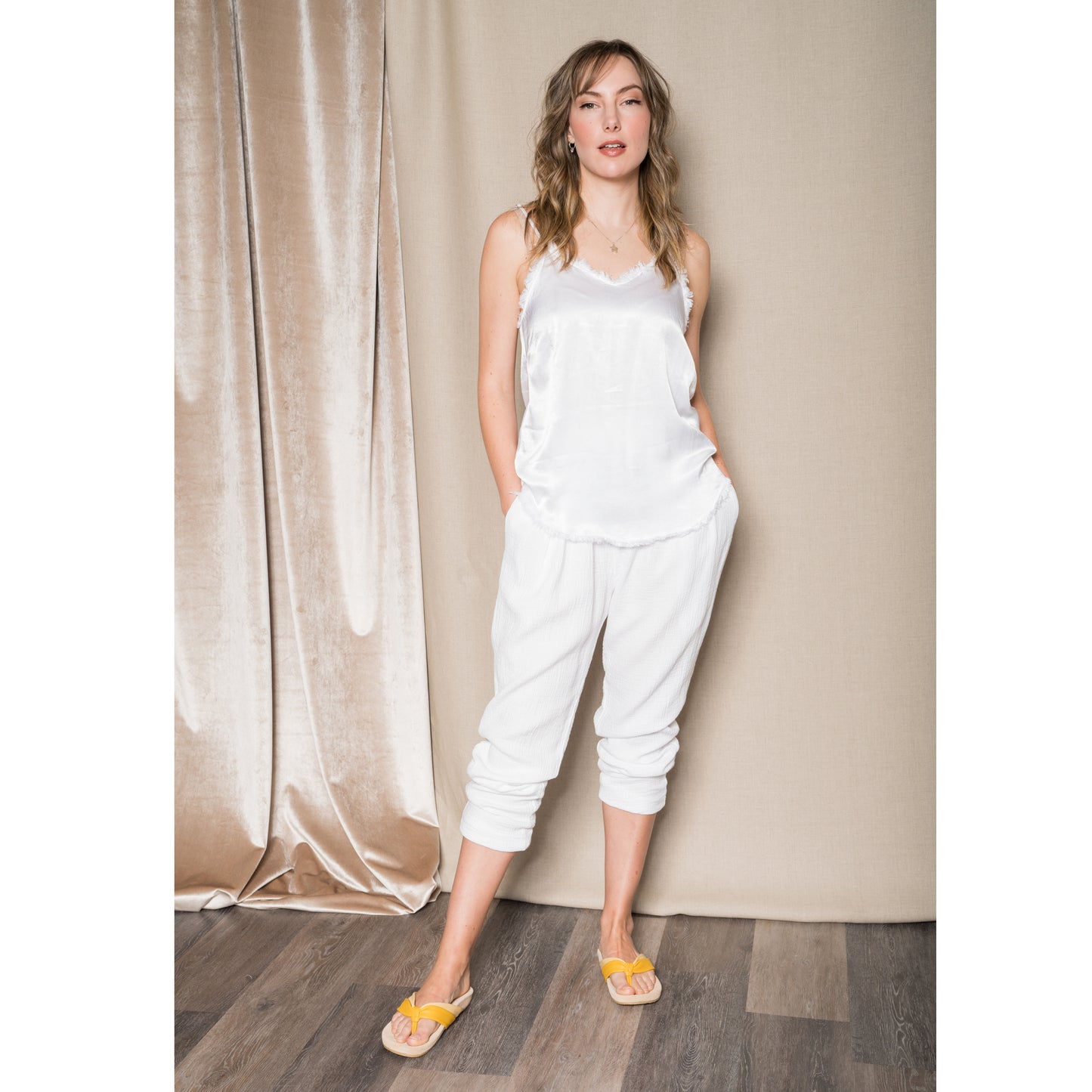 TINA + JO Gauze Crane pant