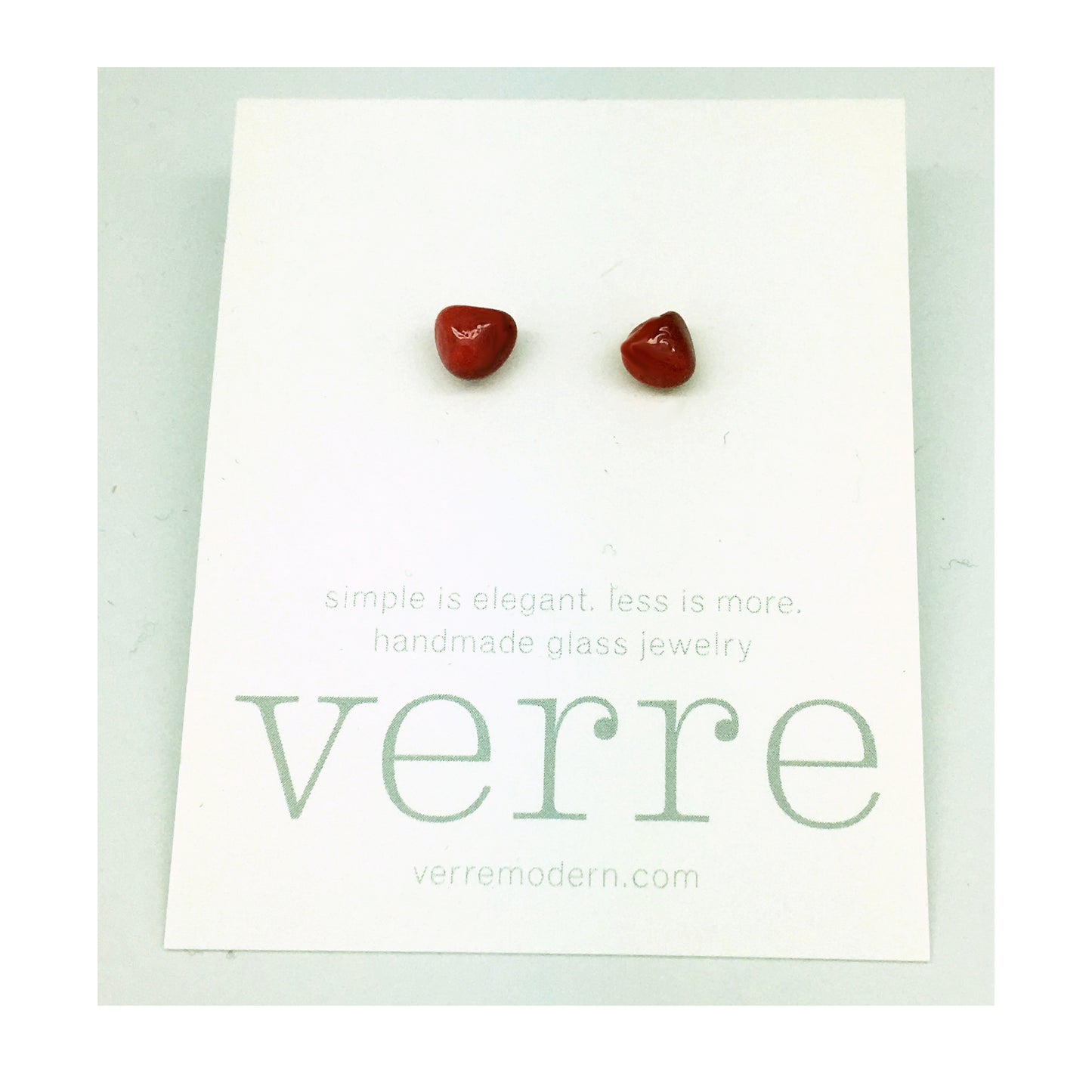 Verre Modern stud earrings