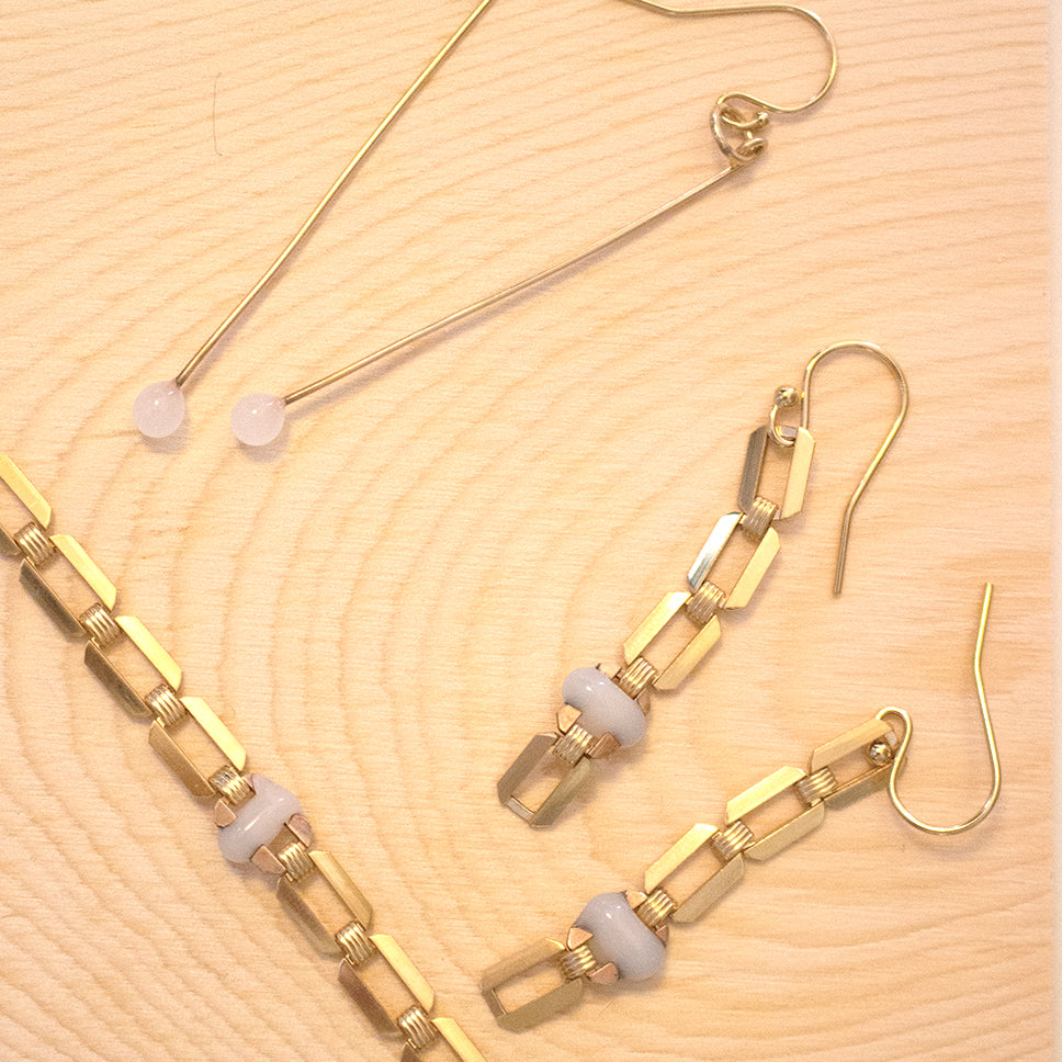 Verre Modern Maille bracelet