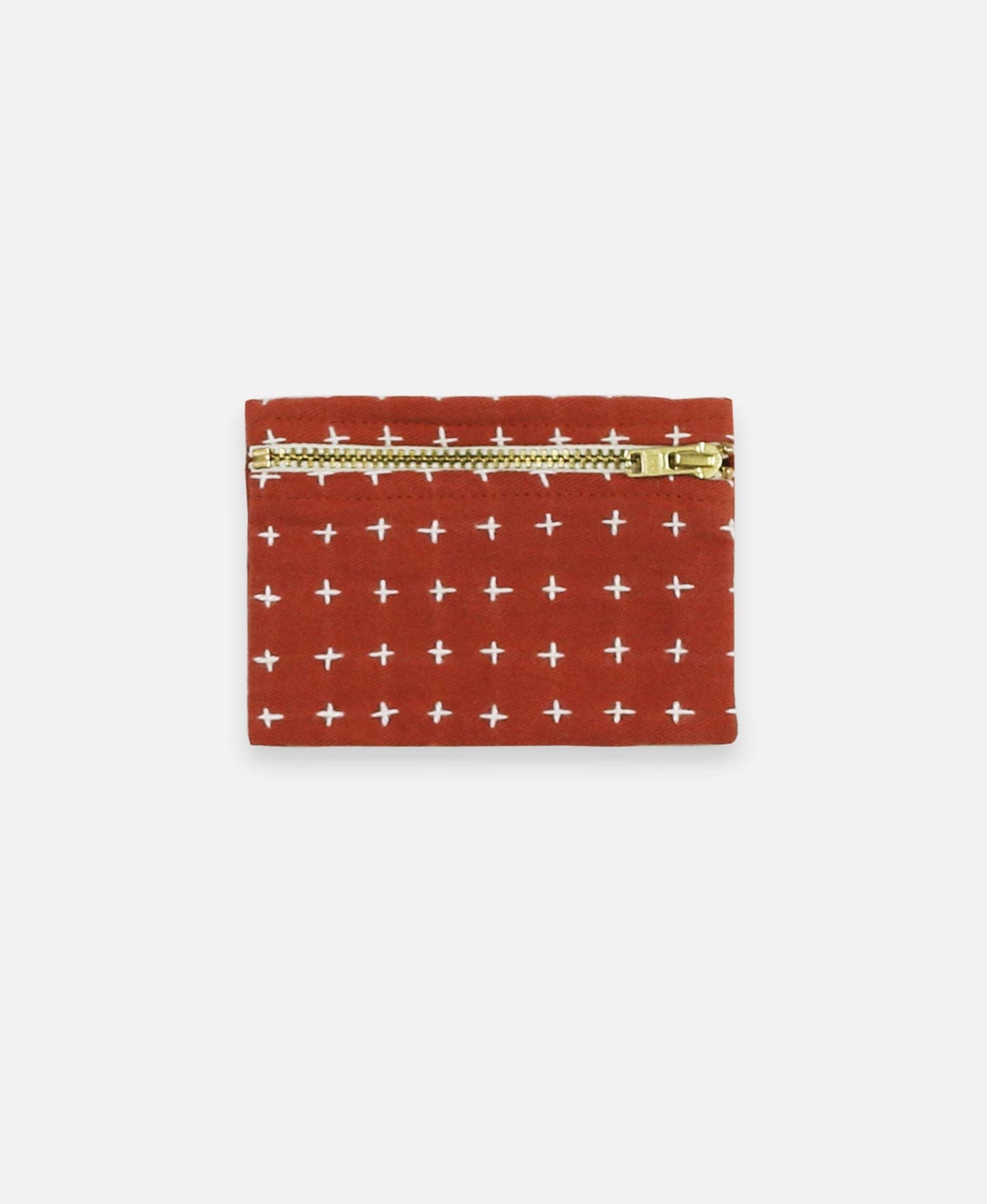 Anchal Project cross stitch zip pouch