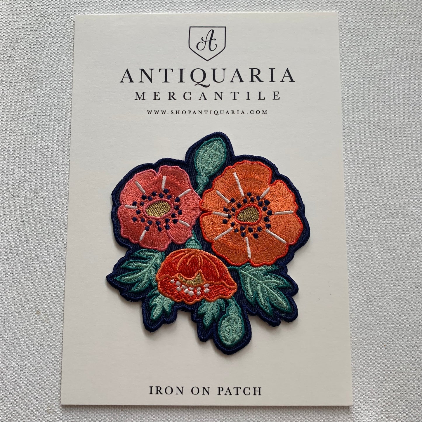 Antiquaria Embroidered Patch Wildflower