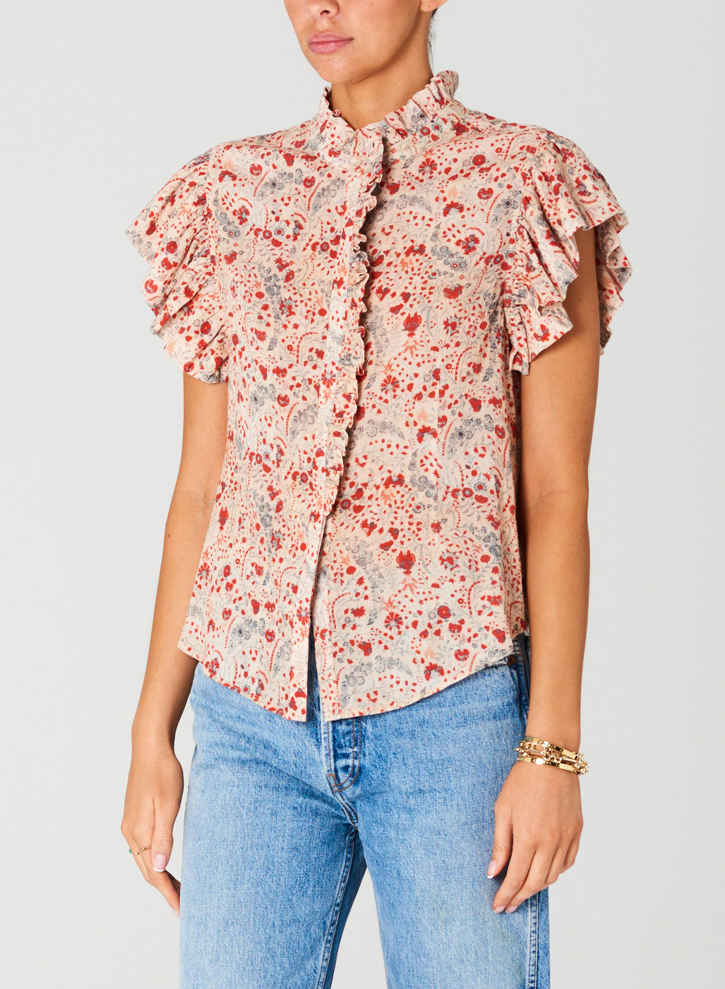 MABE Kelby Print Top size M