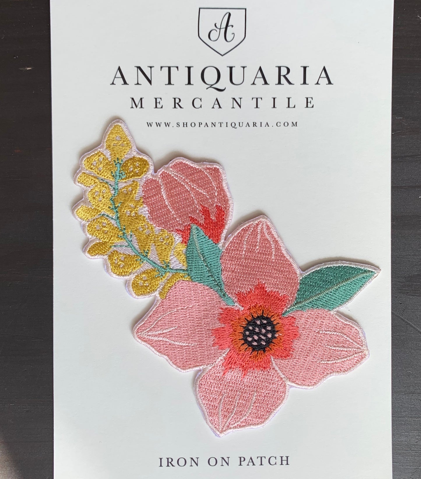 Antiquaria Embroidered Patch Wildflower