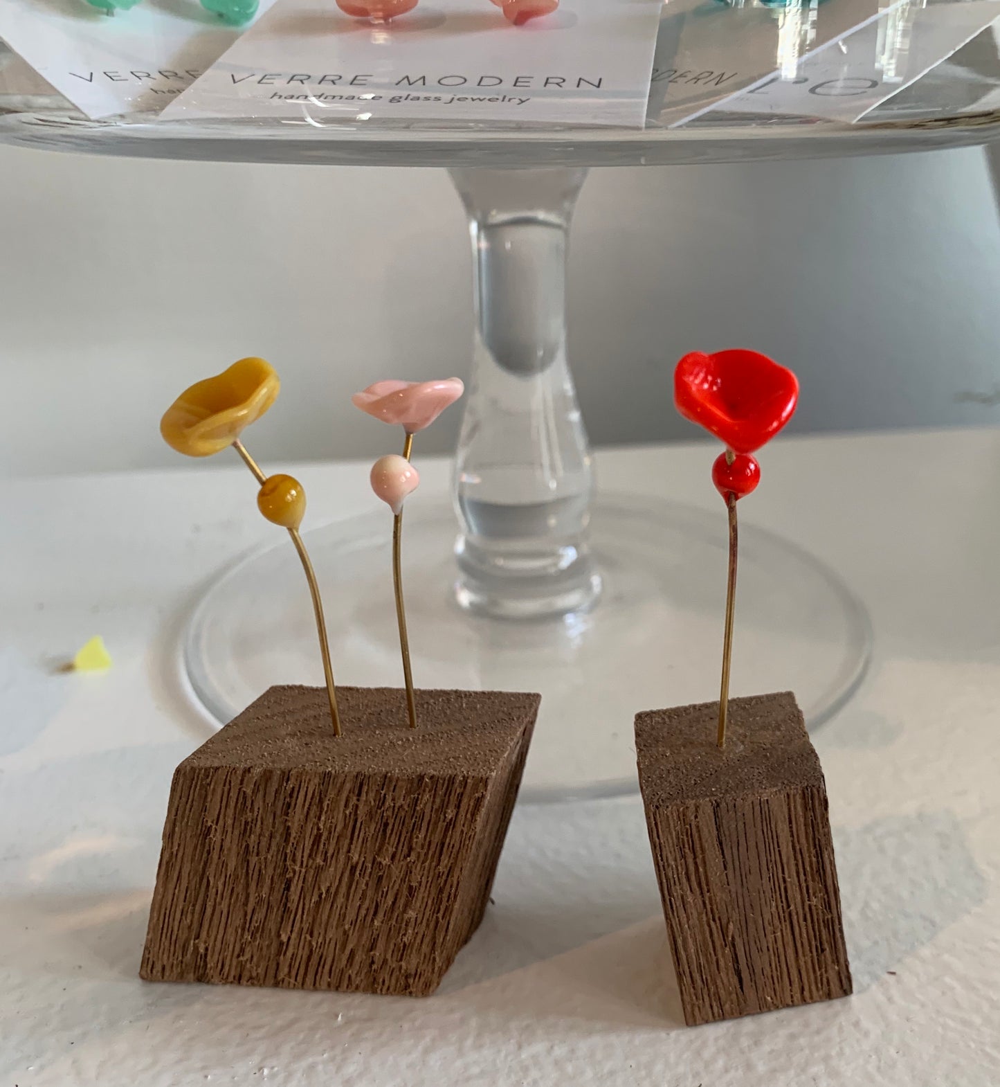 Verre Modern Kali Flower Mini Sculptures